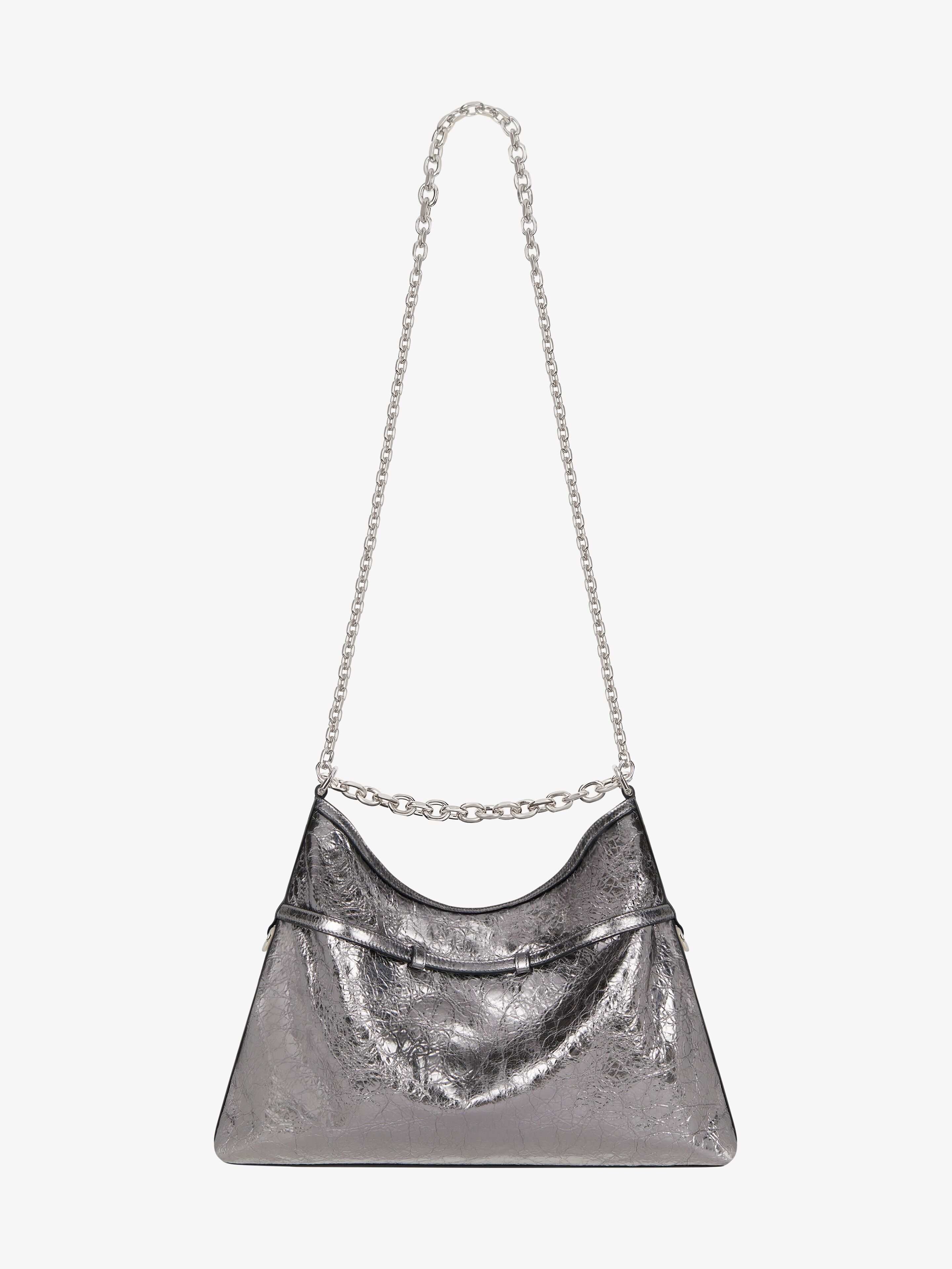 Givenchy o1w1db10525 Size: OS/Voyou Medium Chain Bag in Silver Size ONE SIZE - 2 Thumbnail