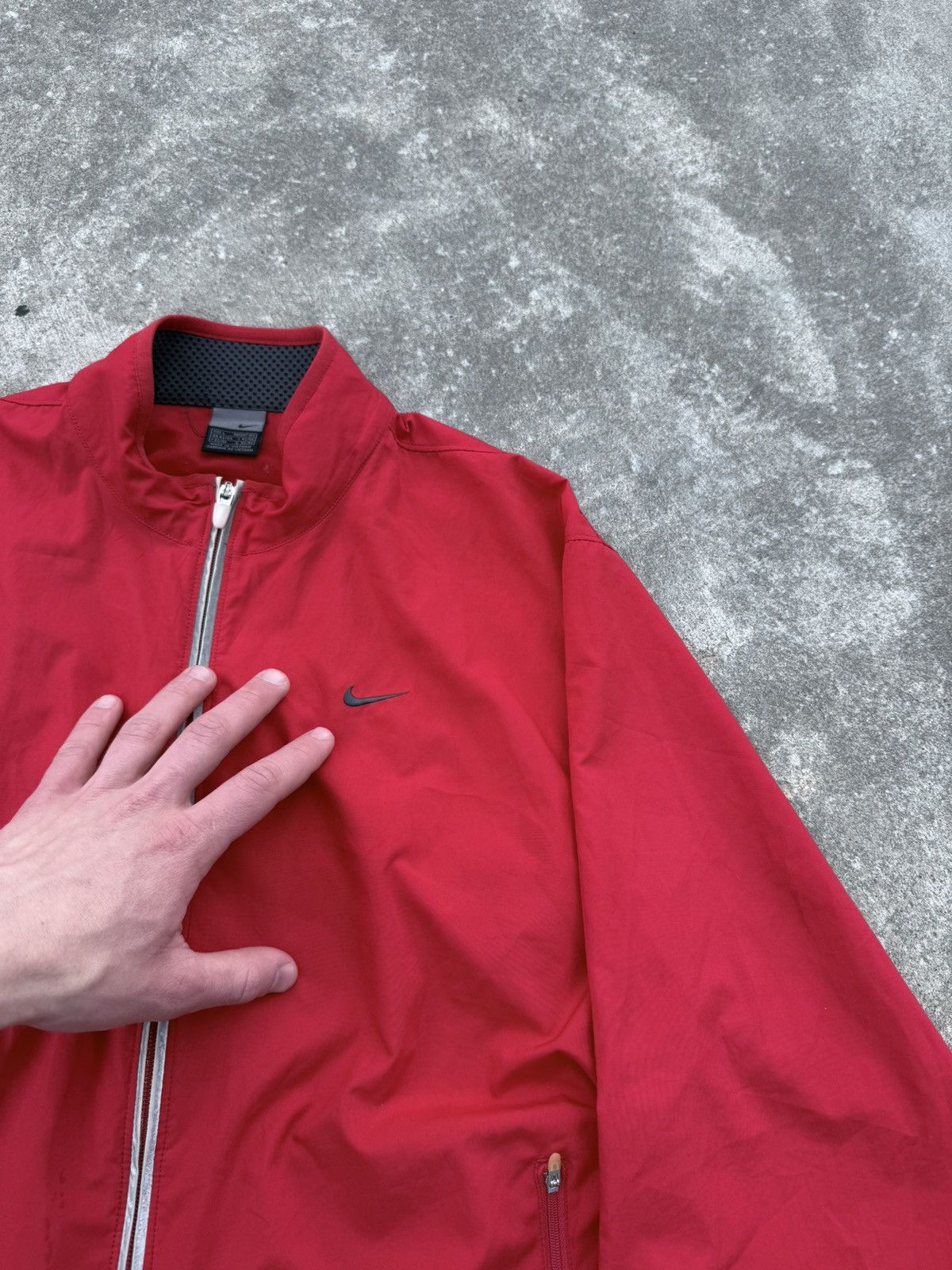Other Vintage Nike y2k avantgarde streetwear track nylon jacket Size US L / EU 52-54 / 3 - 7 Thumbnail
