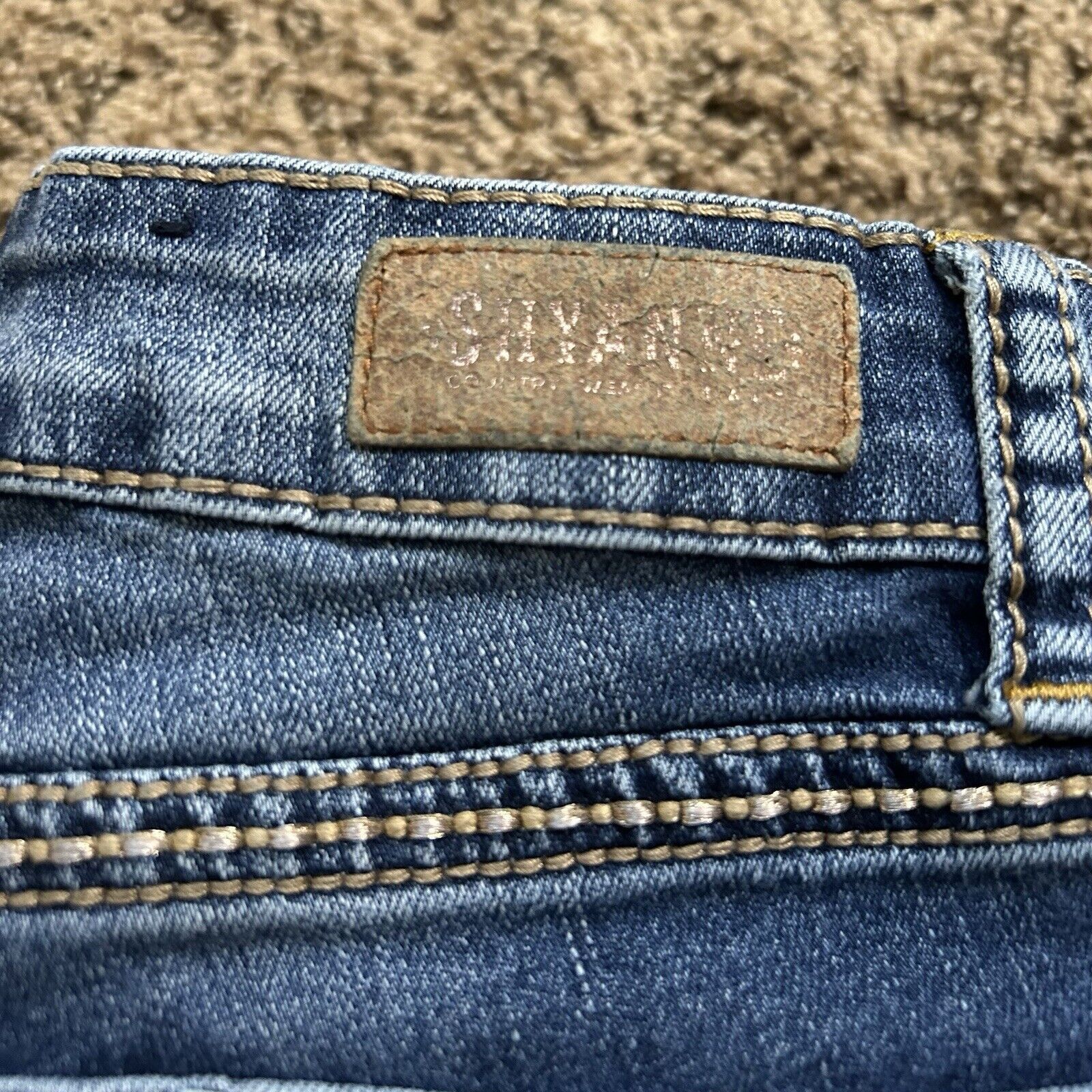 Other SHYANNE Women’s Scroll Dark Wash Bootcut Jeans Size 28 Reg Size 28" / US 6 / IT 42 - 14 Thumbnail