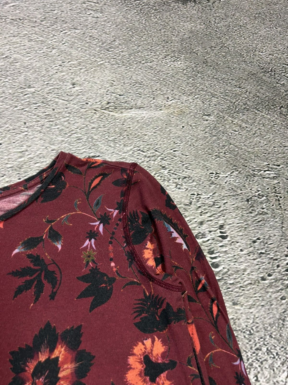 Sandro Sandro Paris longsleeve floral red Size M / US 6-8 / IT 42-44 - 6 Thumbnail