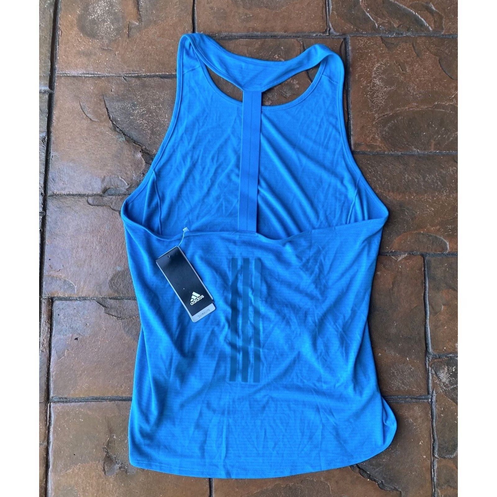 Adidas Adidas Women's Climalite Supernova Tank Top Sleeveless Blue L Running Athletic Shirt Size L / US 10 / IT 46 - 3 Thumbnail