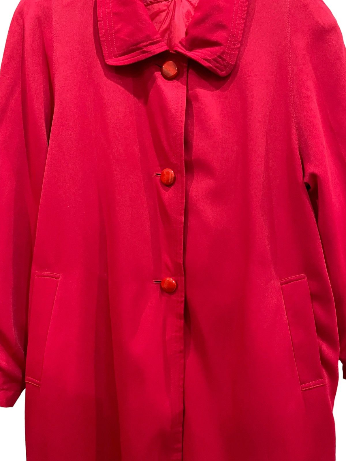 Beauty Beast × Japanese Brand La Valliere Red Fur Collar Button Coat Jacket Size M / US 6-8 / IT 42-44 - 8 Thumbnail