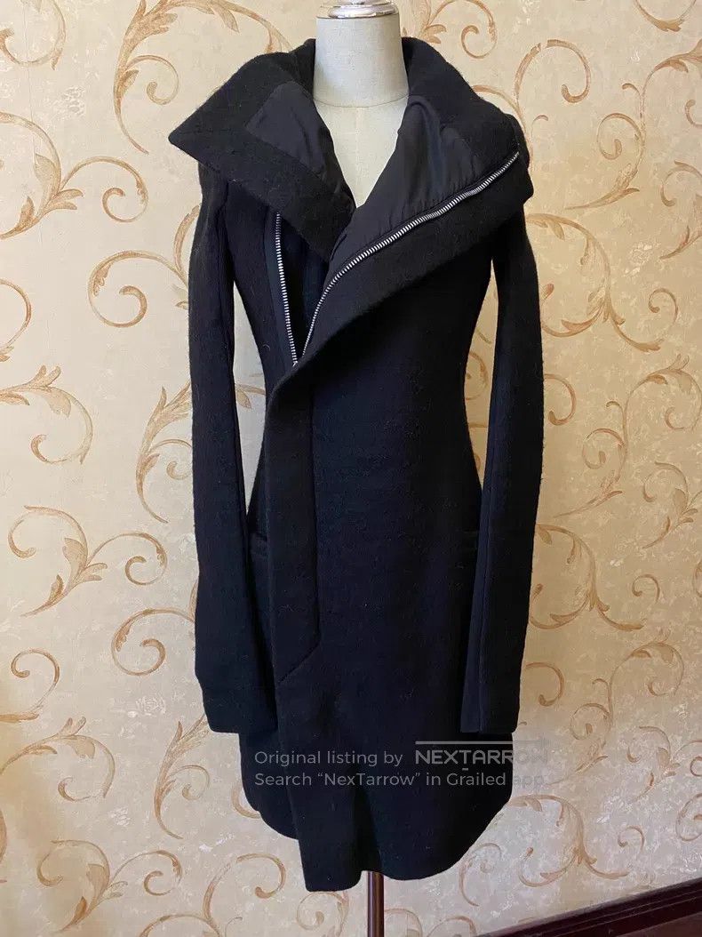 Rick Owens Rick Owens 18 FW mainline Women's Eileen Wool Coat Size XS / US 0-2 / IT 36-38 - 2 Thumbnail