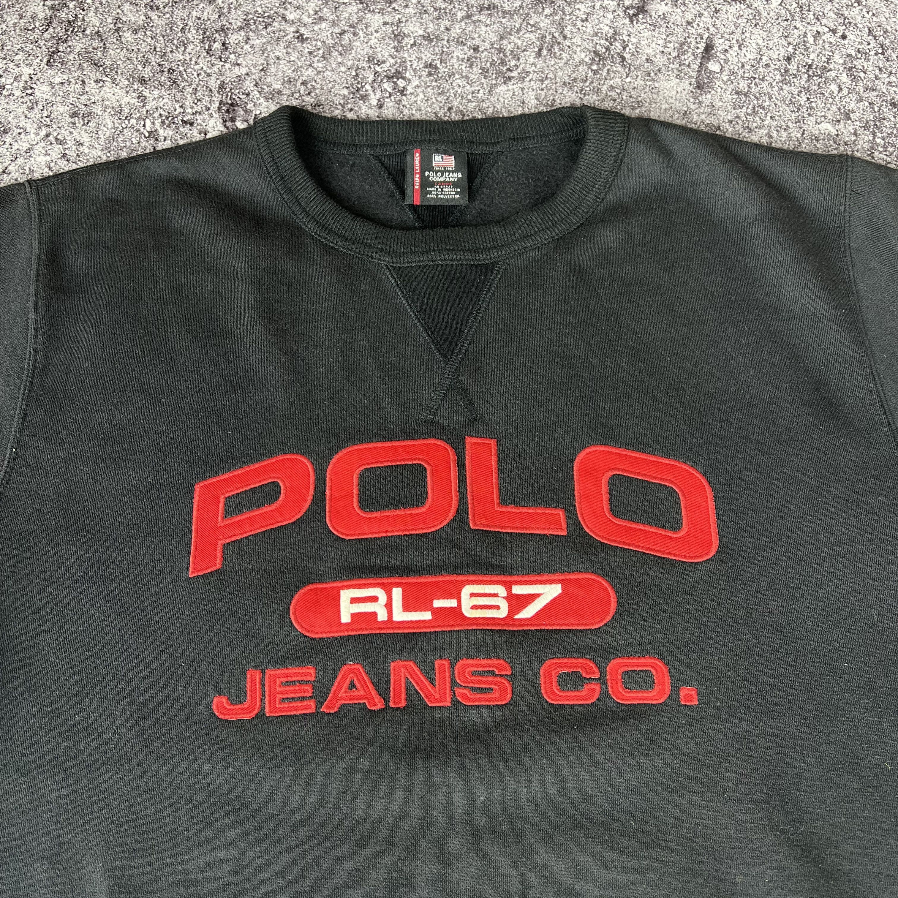 Polo Ralph Lauren Ralph Lauren Polo Jeans Company Sweathirts Big Logo Size L Size US L / EU 52-54 / 3 - 4 Thumbnail