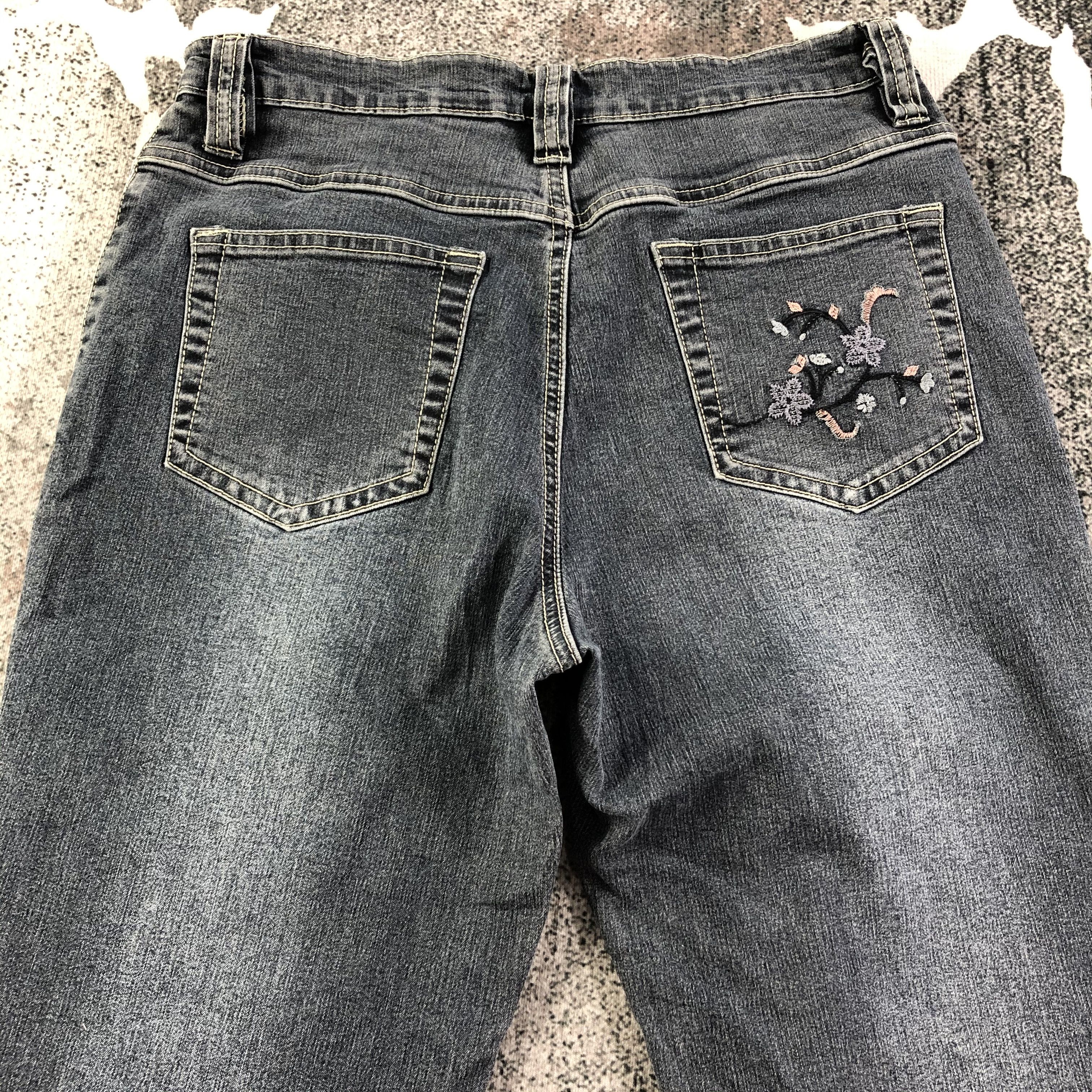 Japanese Brand Japanese Brand Gran Sasso Jeans Embroidery Denim KJ1568 Size 28" / US 6 / IT 42 - 4 Thumbnail