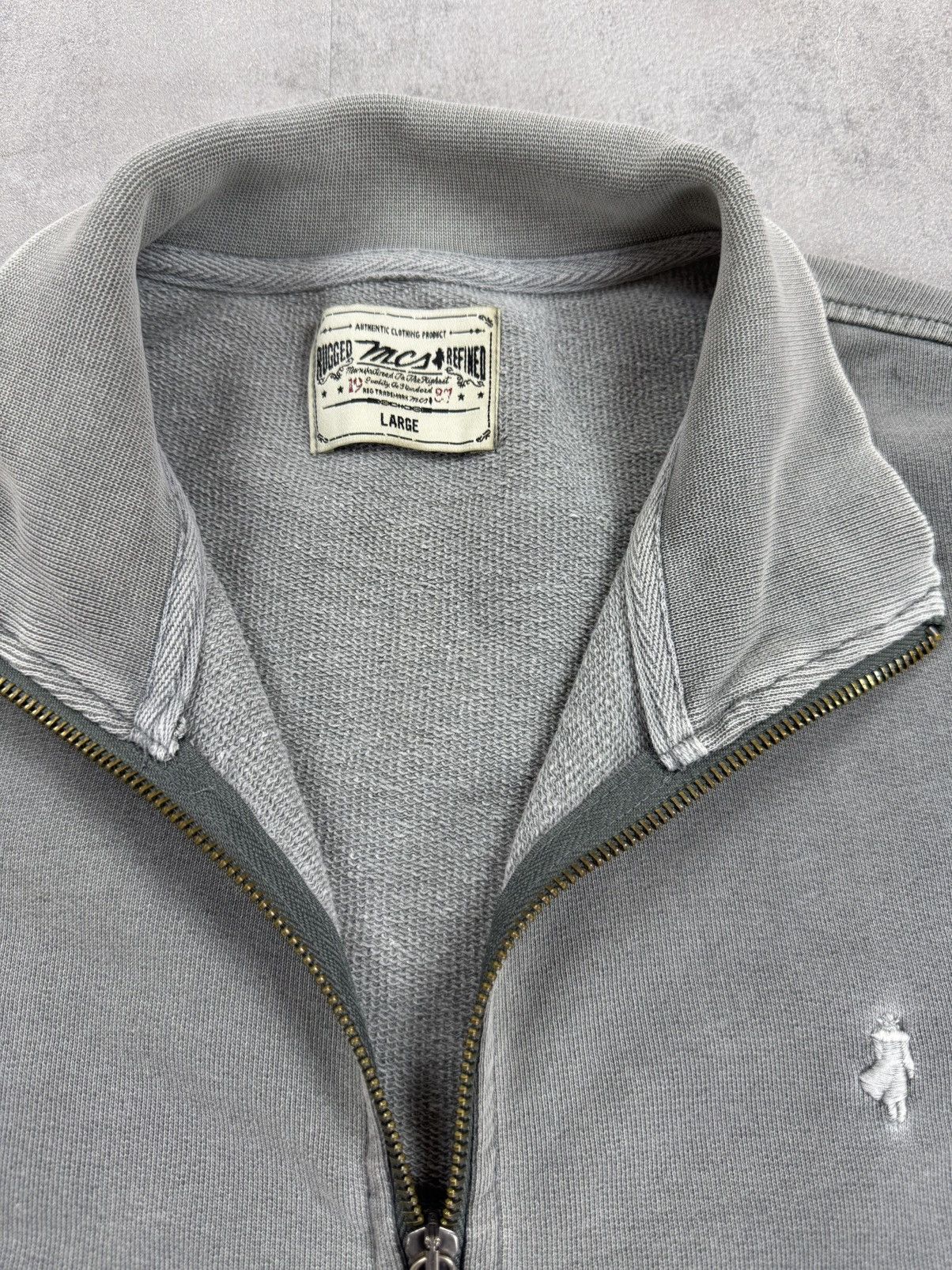 Vintage Marlboro Classics Vintage washed grey cardigan full zip Size US L / EU 52-54 / 3 - 15 Thumbnail
