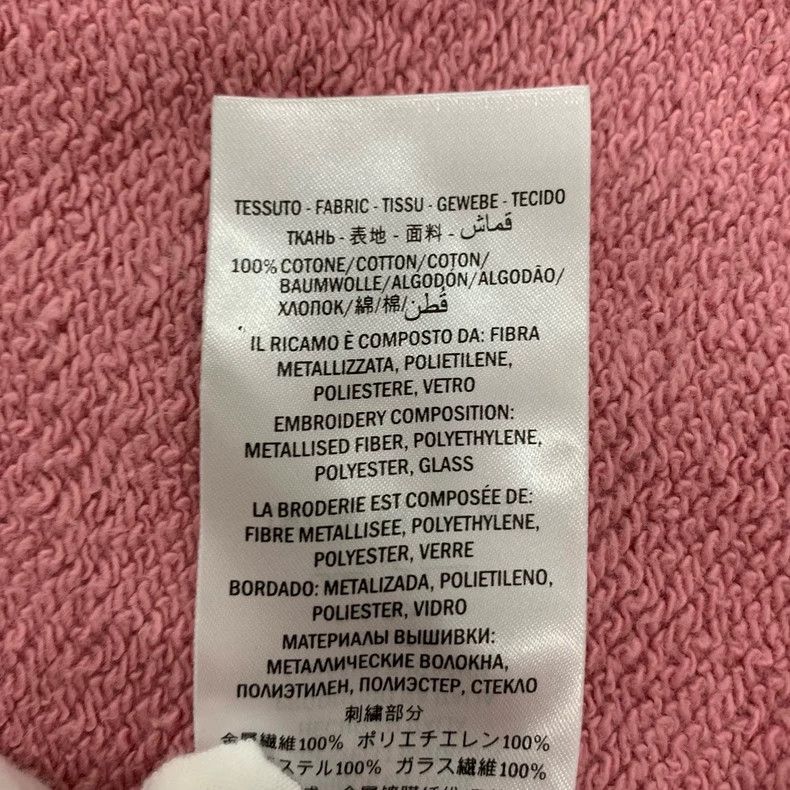 Gucci Gucci Logo printed hot diamond pattern round neck pink cott Size US XXS / EU 40 - 7 Thumbnail
