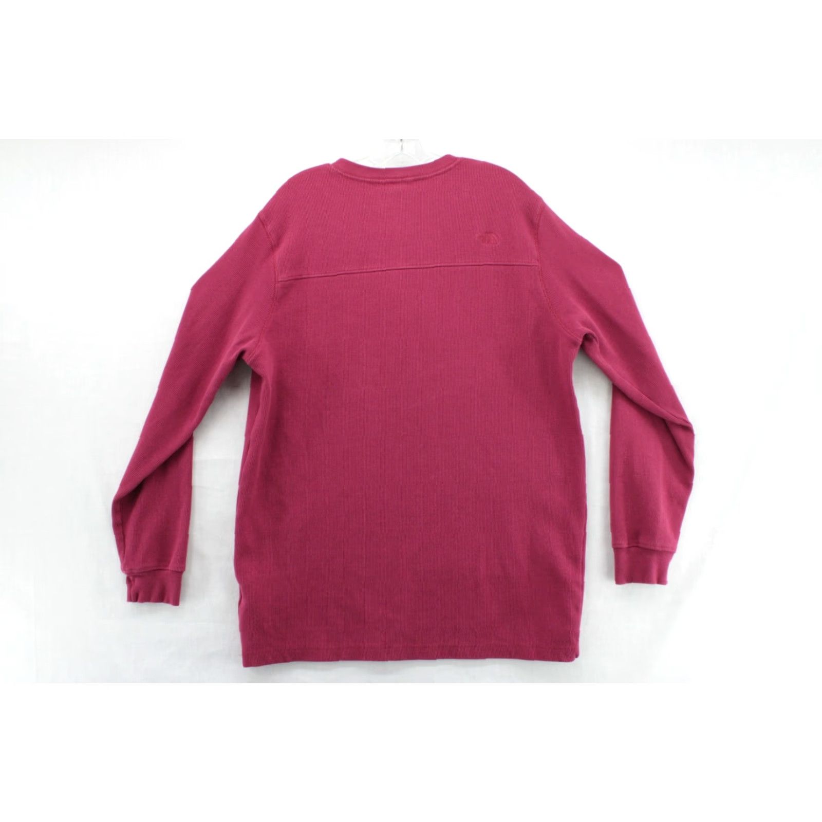 The North Face The North Face Henley Thermal Shirt Men XL Red Long Sleeve Waffle Knit Knit Cotton Blend Thermal Shirt, Regular Fit, Pre-Owned-Excellent Condition Size US XL / EU 56 / 4 - 2 Thumbnail