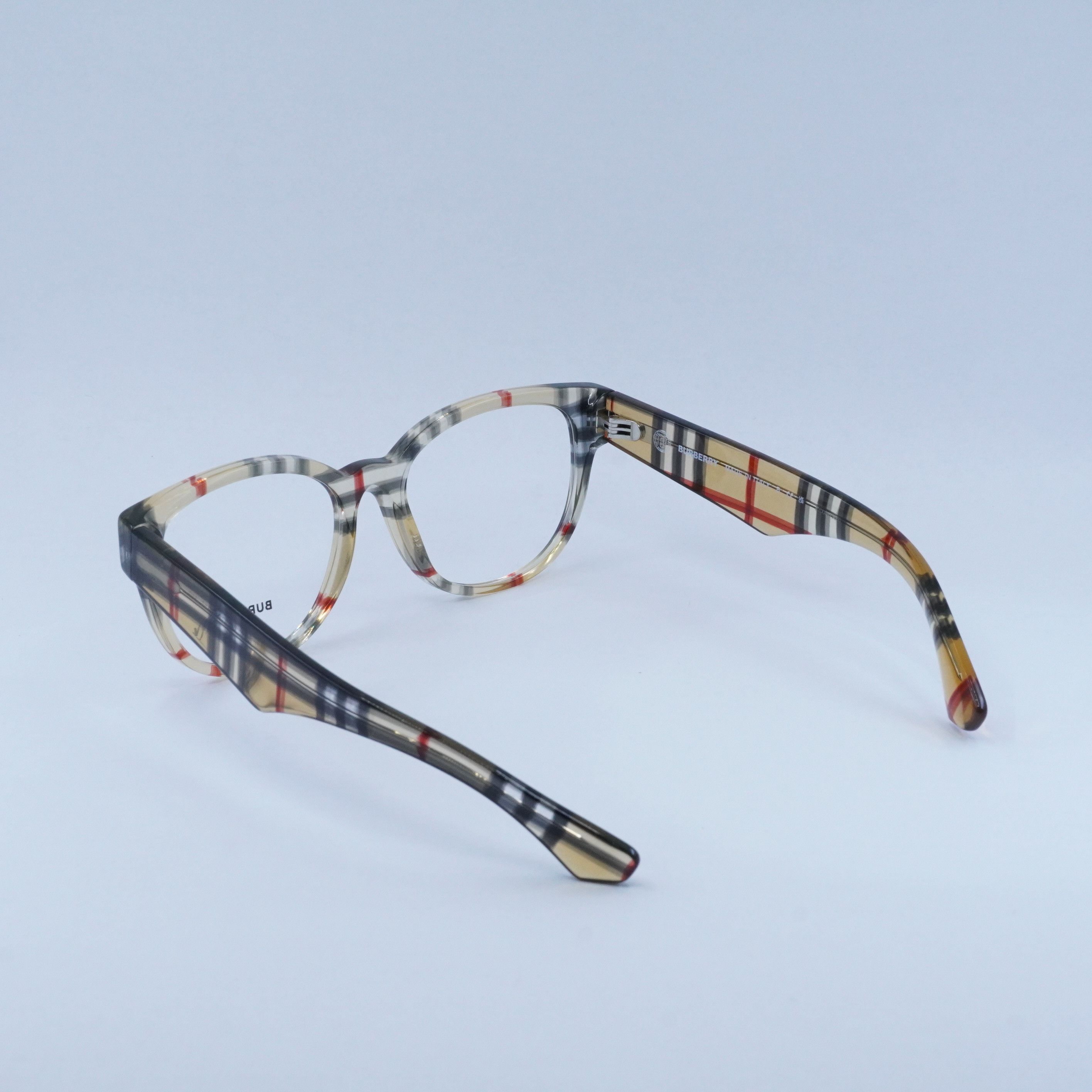 Burberry Burberry BE2410 4122 Eyeglasses Vintage Check 51mm Cat Eye Size ONE SIZE - 6 Thumbnail