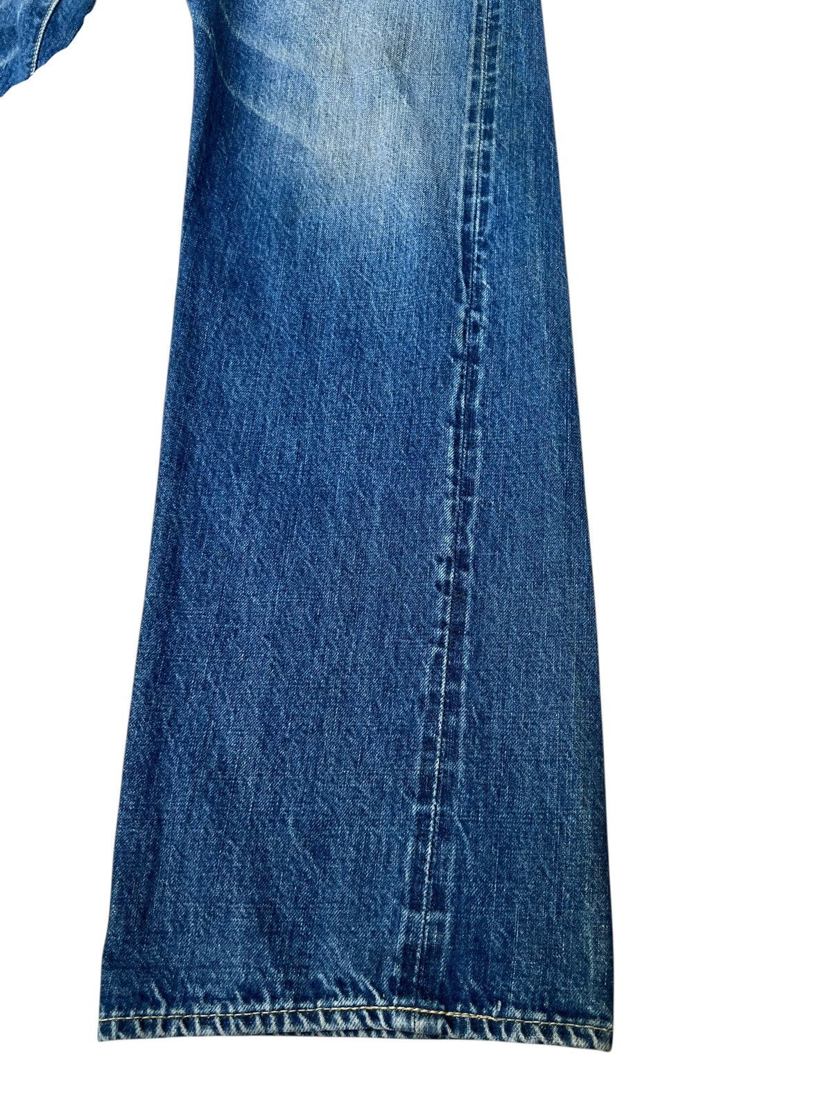 Denime RARE! Vintage DENIME ORIZZONTI Aging Denim Selvedge Jeans Size US 31 - 14 Thumbnail