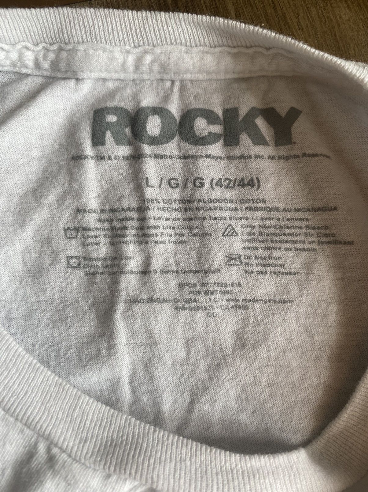 Japanese Brand × Vintage rocky tee shirt Size US L / EU 52-54 / 3 - 3 Thumbnail