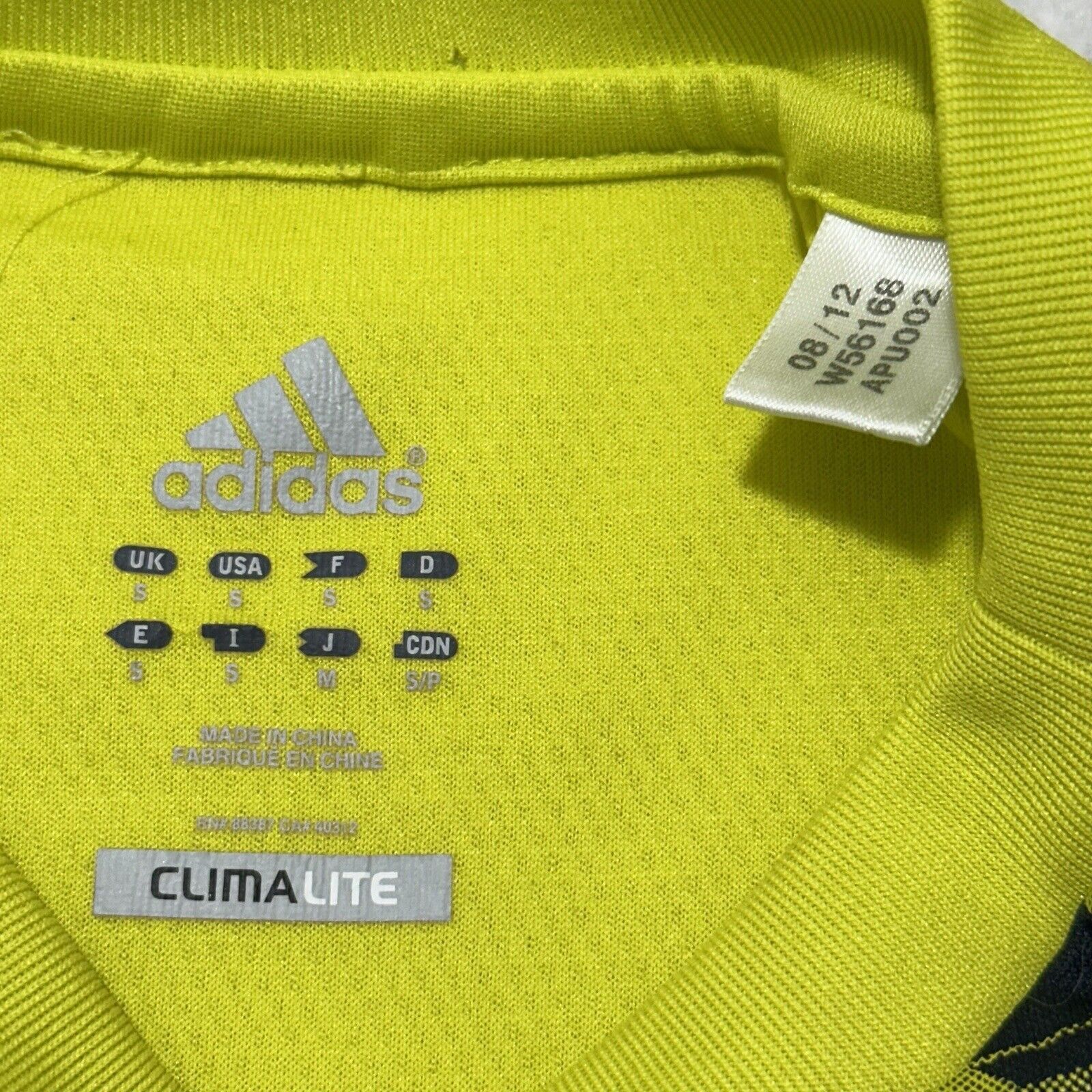 Adidas Adidas Small ClimaLite T Shirt UEFA Champions League Tee Size US S / EU 44-46 / 1 - 3 Thumbnail