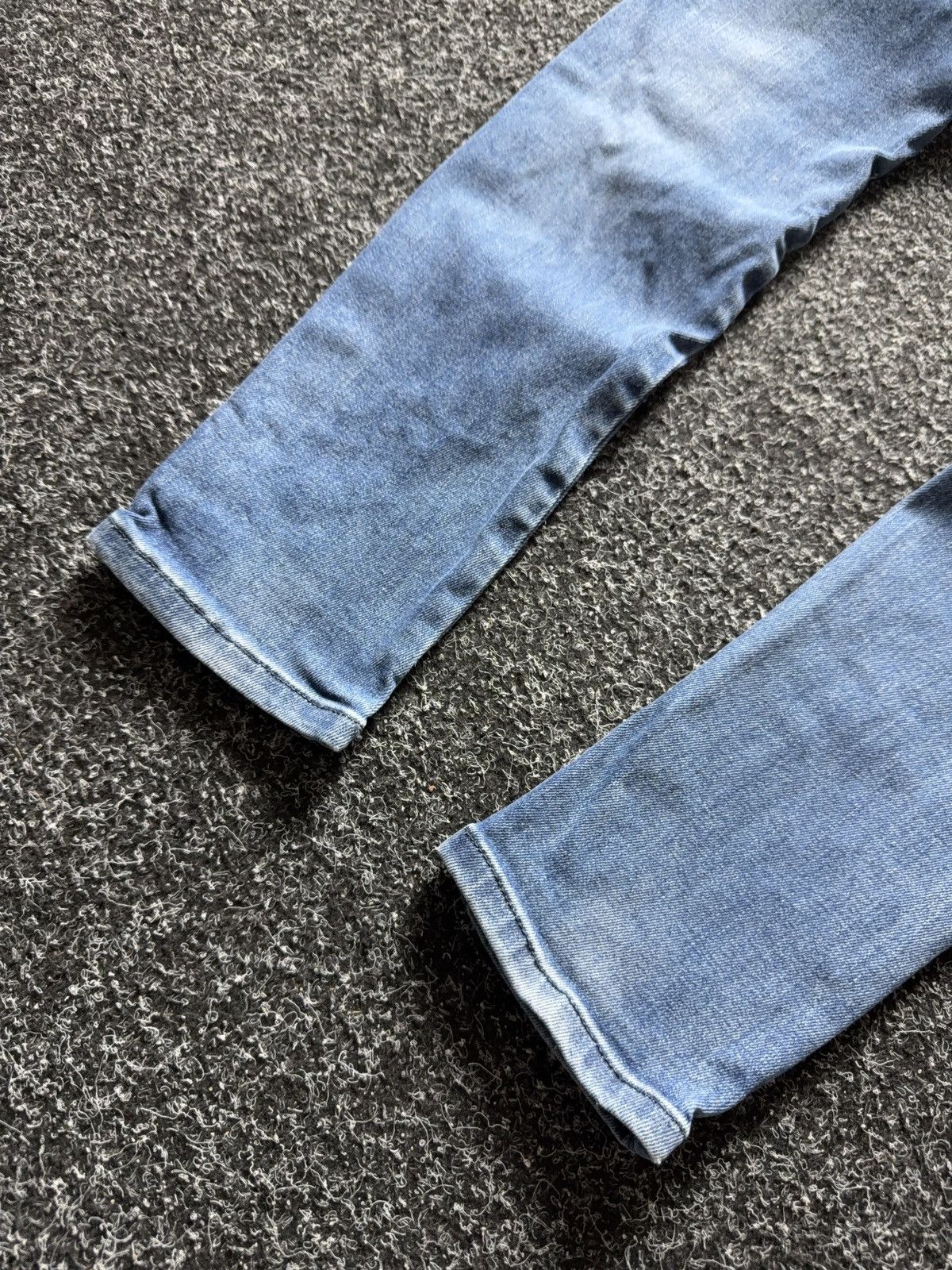 Diesel Luxury 00s Y2K Diesel SLANDY Super Skinny Jeans Light Wash Size 28" / US 6 / IT 42 - 14 Thumbnail