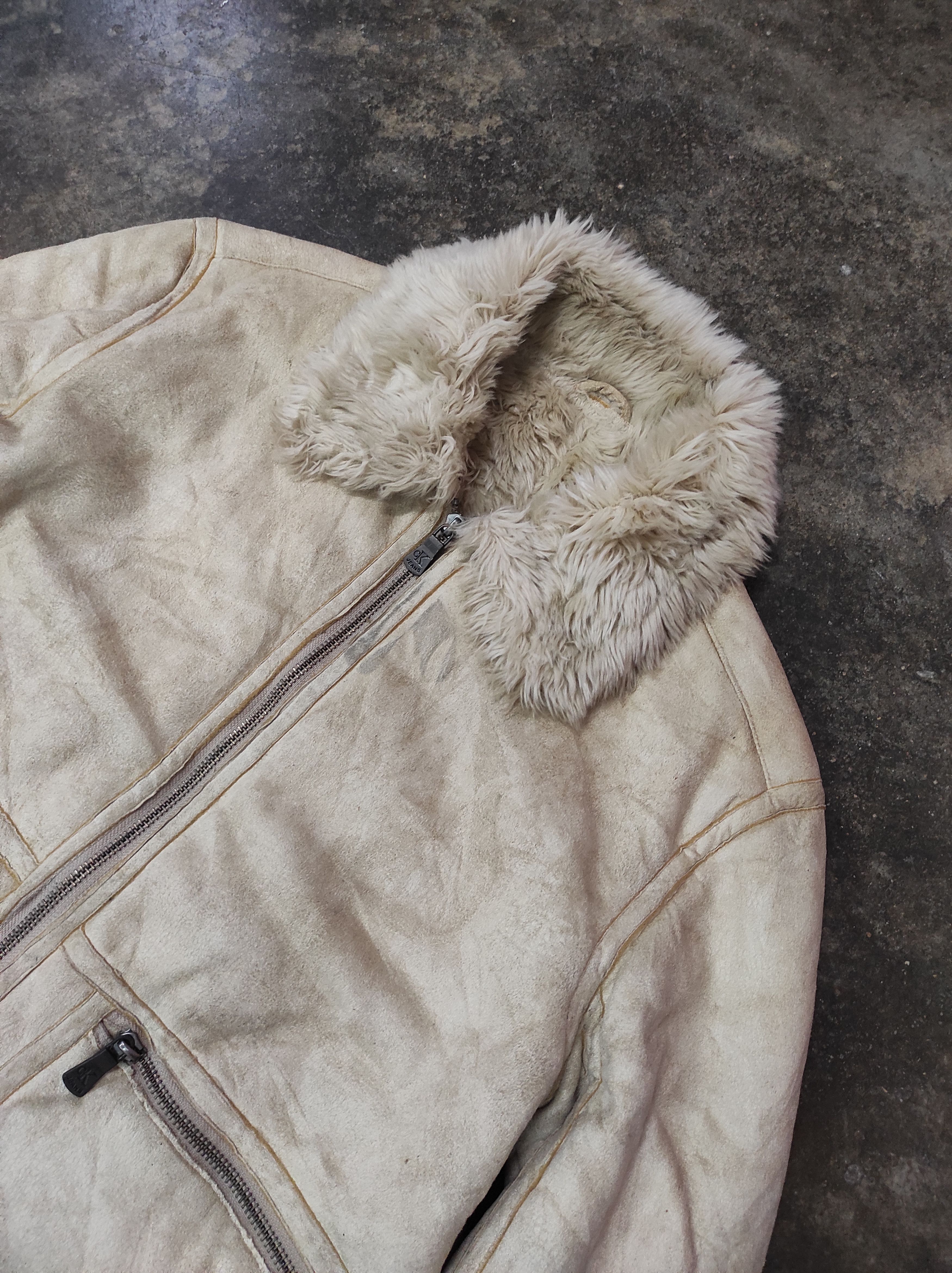Calvin Klein CALVIN KLIEN JEANS SHERPA LINING B-3 JACKET Size M / US 6-8 / IT 42-44 - 4 Thumbnail