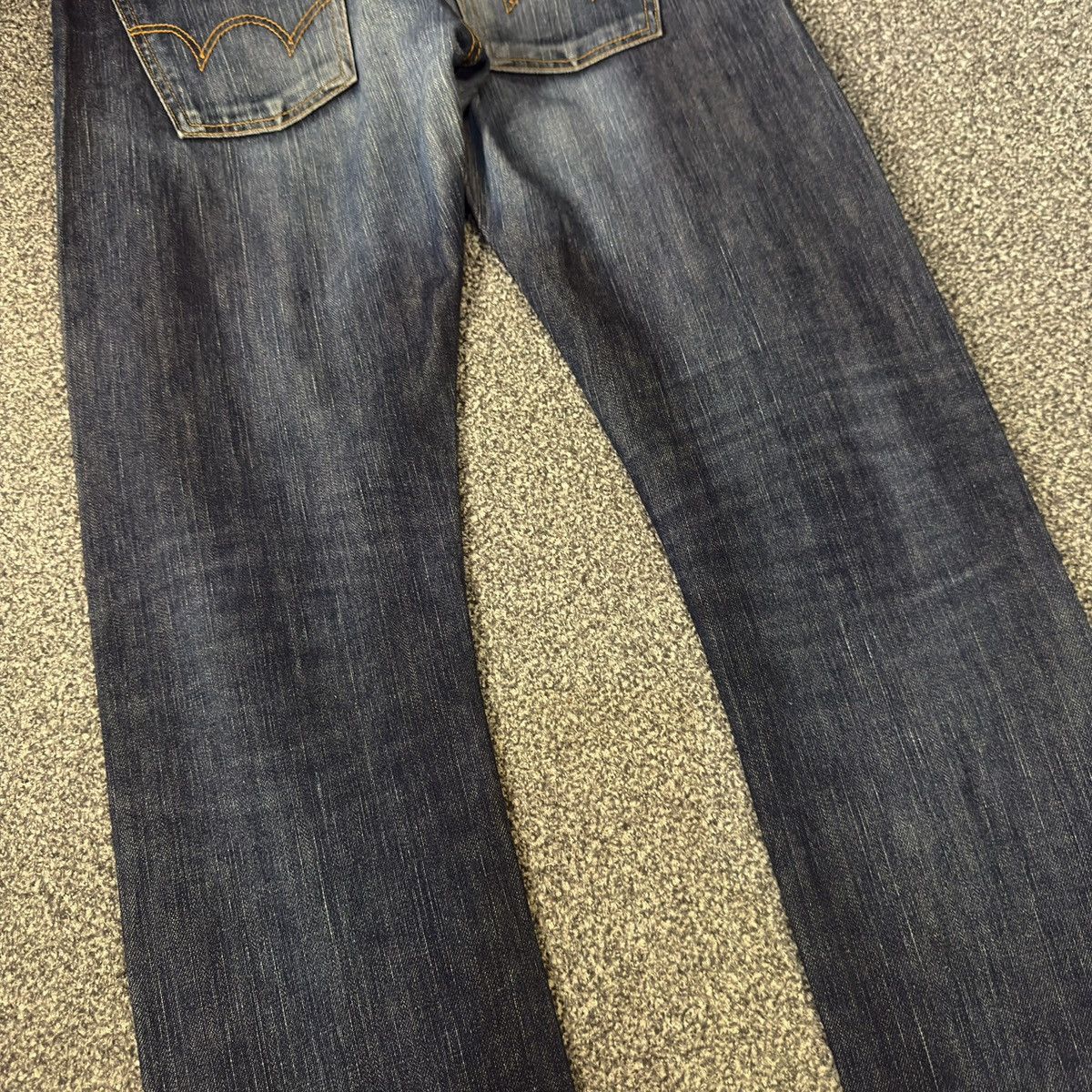 Beauty Beast Vintage 90s Archive Edwin 503 Zero Slim Low Rise Denim Size 29" - 10 Thumbnail