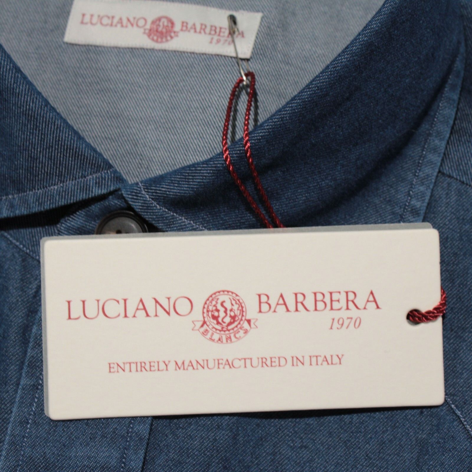 Luciano Barbera Luciano Barbera New with tags Shirt Size M US In Blue Size US M / EU 48-50 / 2 - 2 Thumbnail