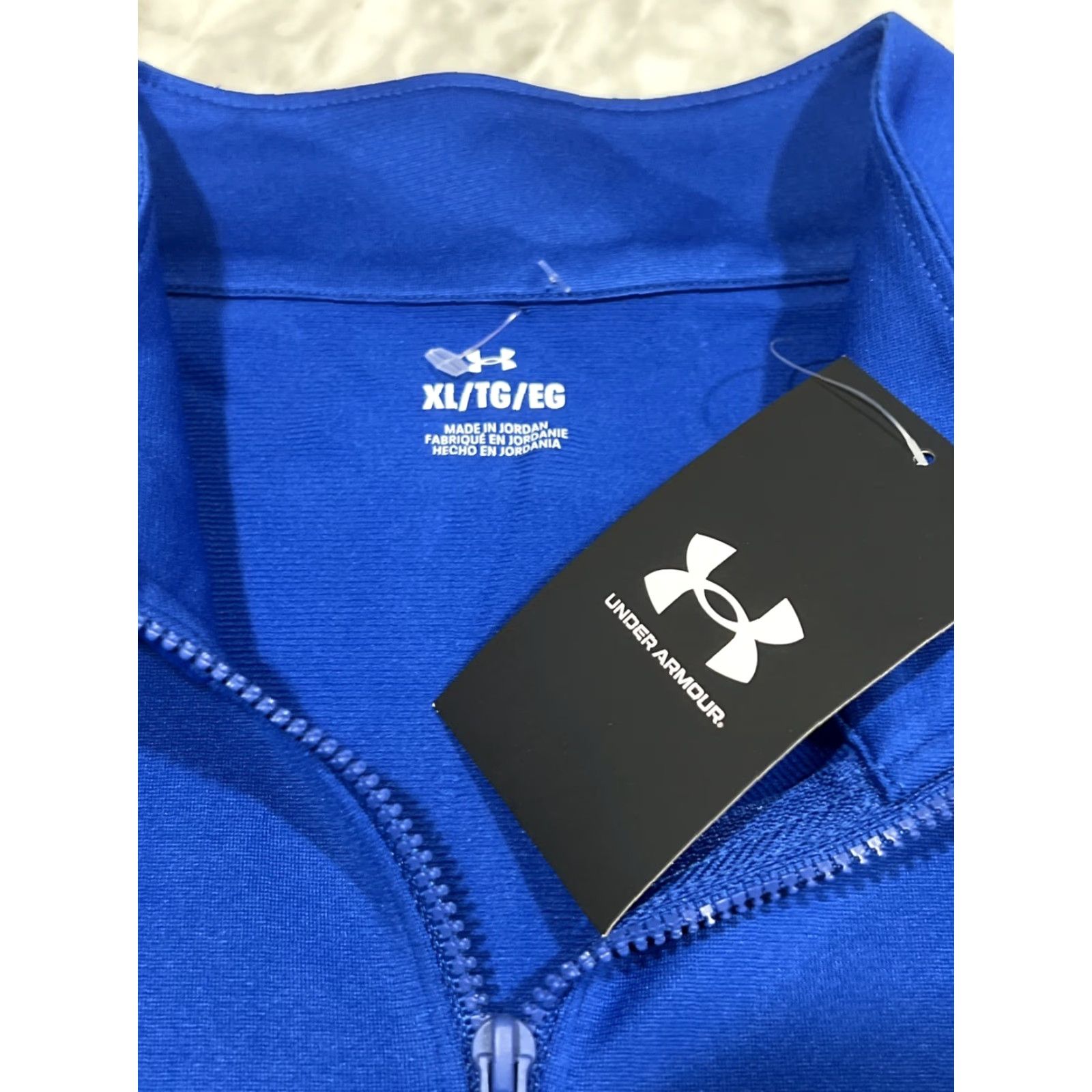 Under Armour Under Armour Jacket Mens XL Blue Full Zip Track WUp FZ Knit Warm-Up NWT Size US XL / EU 56 / 4 - 5 Thumbnail