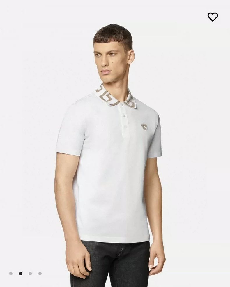 Versace White polo shirt
