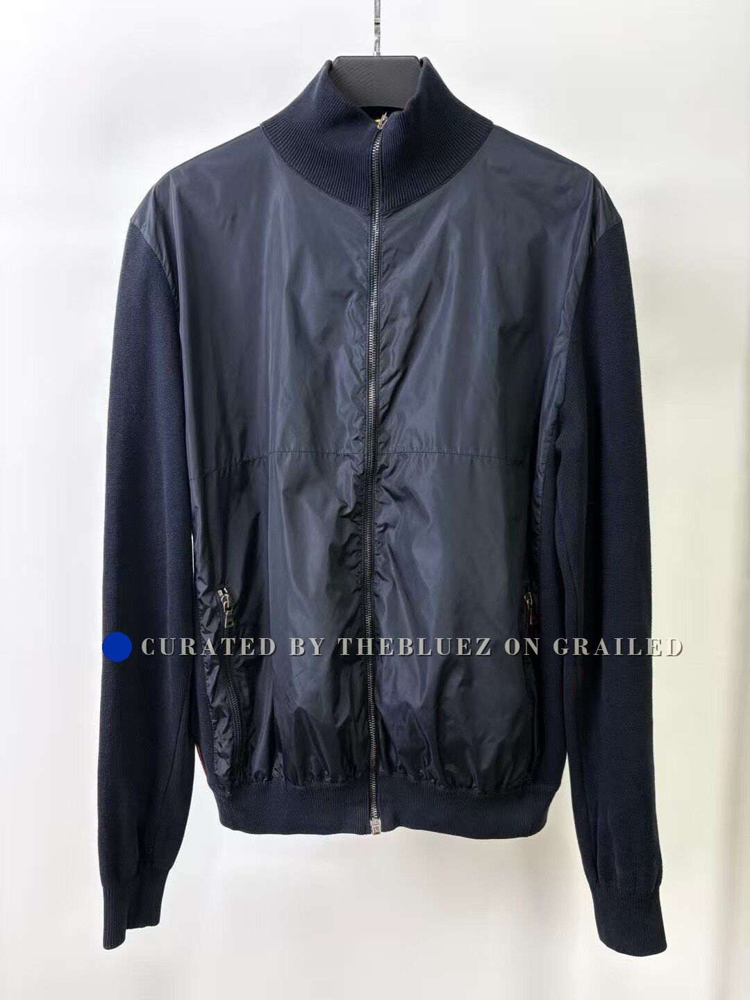 Prada Prada Side Red Logo Coat Size US L / EU 52-54 / 3 - 1 Thumbnail