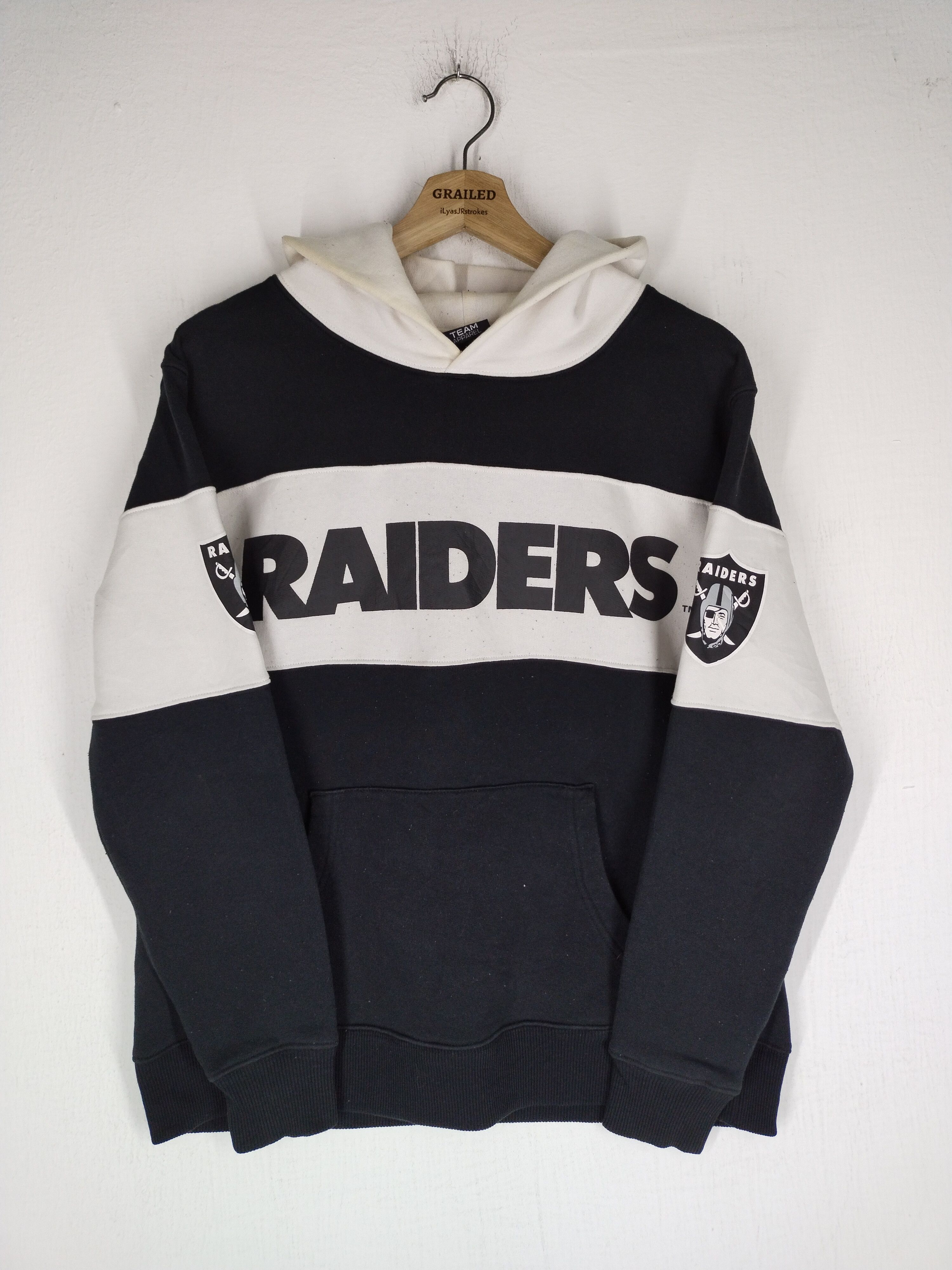 NFL Vintage NFL Raiders Hoodie Sweatshirt Size US M / EU 48-50 / 2 - 1 Thumbnail