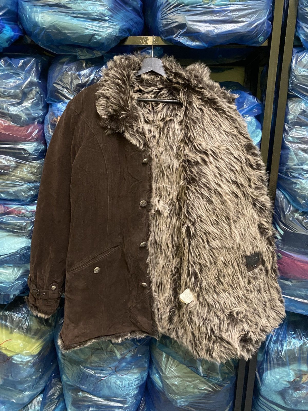 Mossimo VINTAGE MOSSIMO FAUX FUR LINING COAT Size US L / EU 52-54 / 3 - 4 Thumbnail