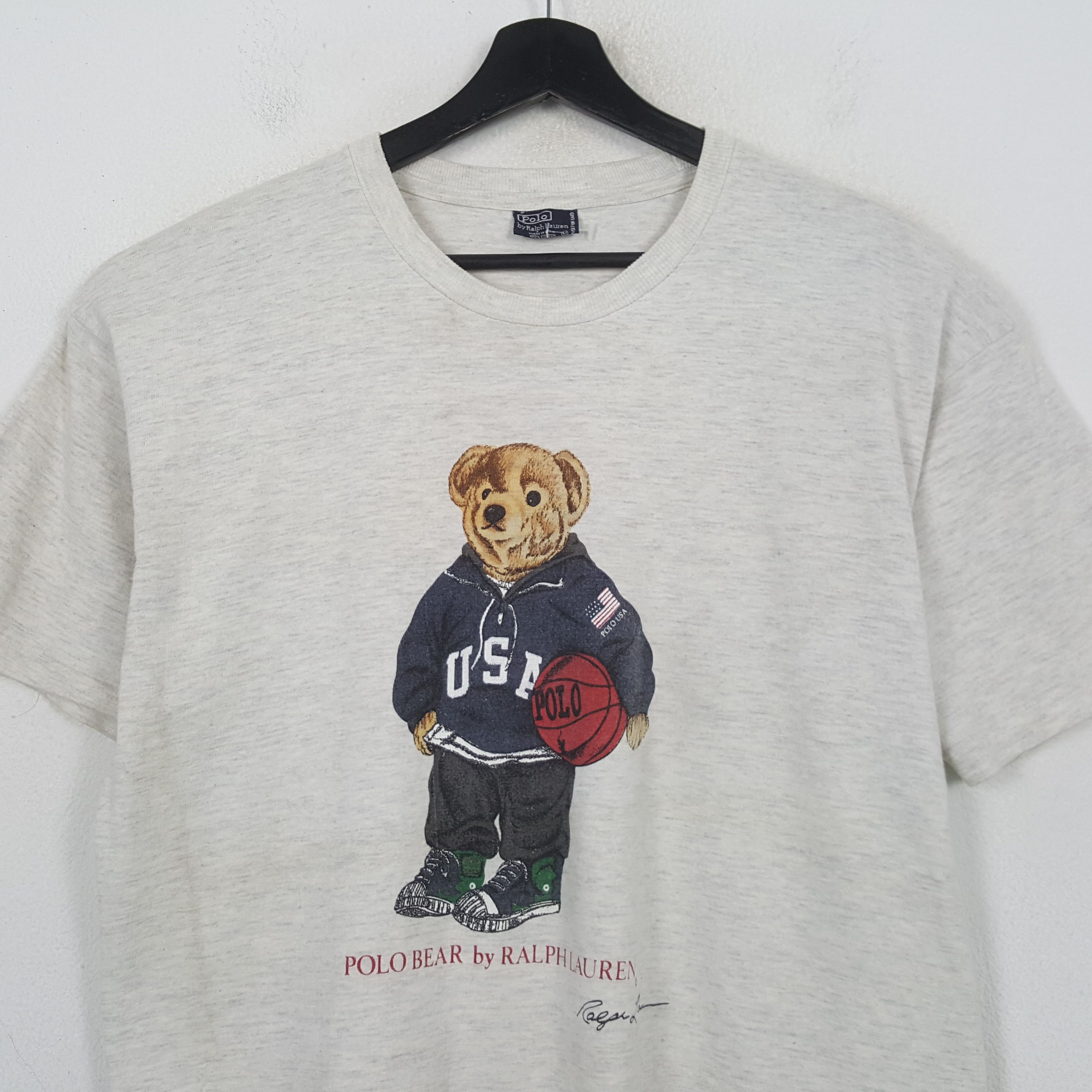Polo Ralph Lauren Polo Bear By Ralph Lauren Fashion Brand Tshirt C299N11 Size US L / EU 52-54 / 3 - 2 Thumbnail