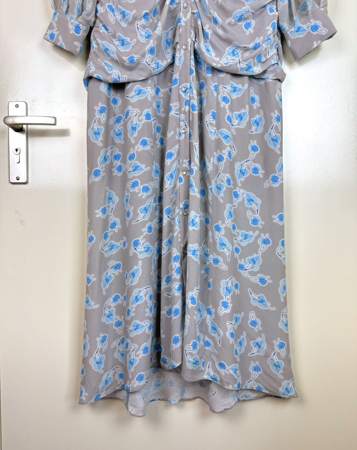 DOROTHEE SCHUMACHER Dorothee Schumacher silk leaves floral maxi dress gown L Size L / US 10 / IT 46 - 4 Thumbnail
