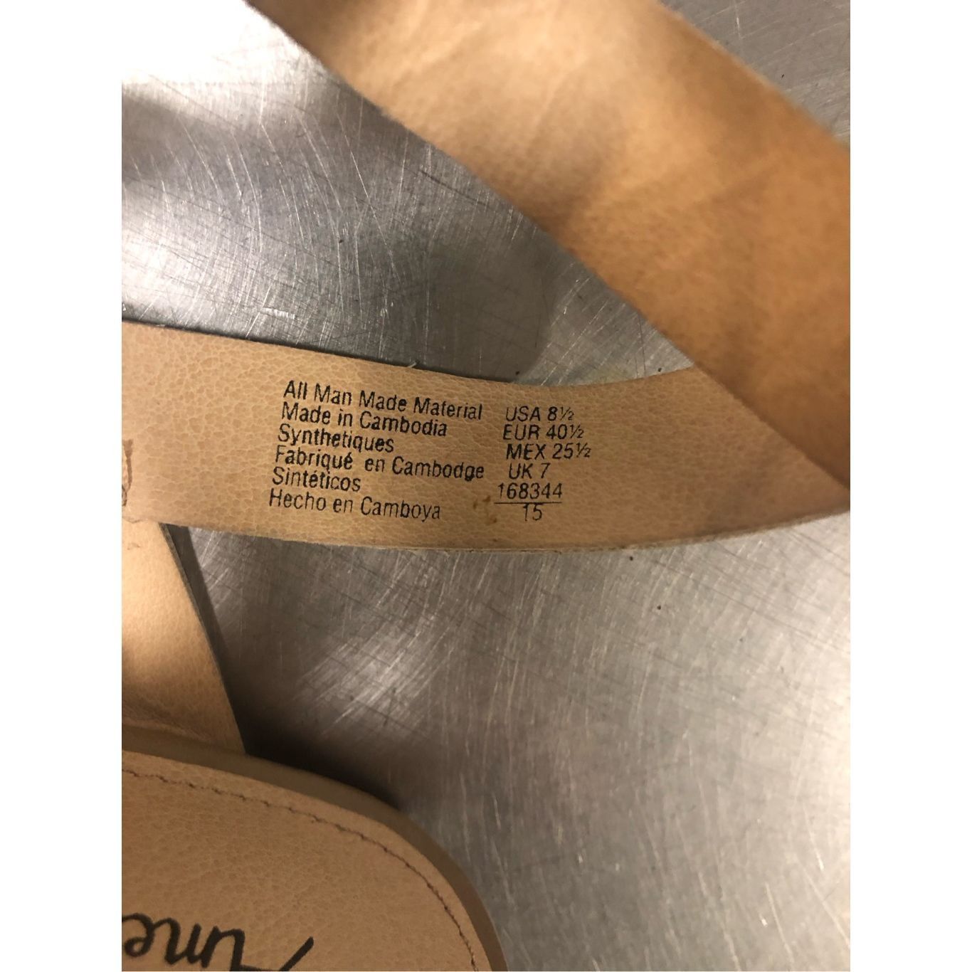 American Eagle Outfitters American Eagle Women’s Tan Open Toe Strappy Heels with Buckle Size 8.5 NWT Size US 8.5 / IT 38.5 - 6 Thumbnail