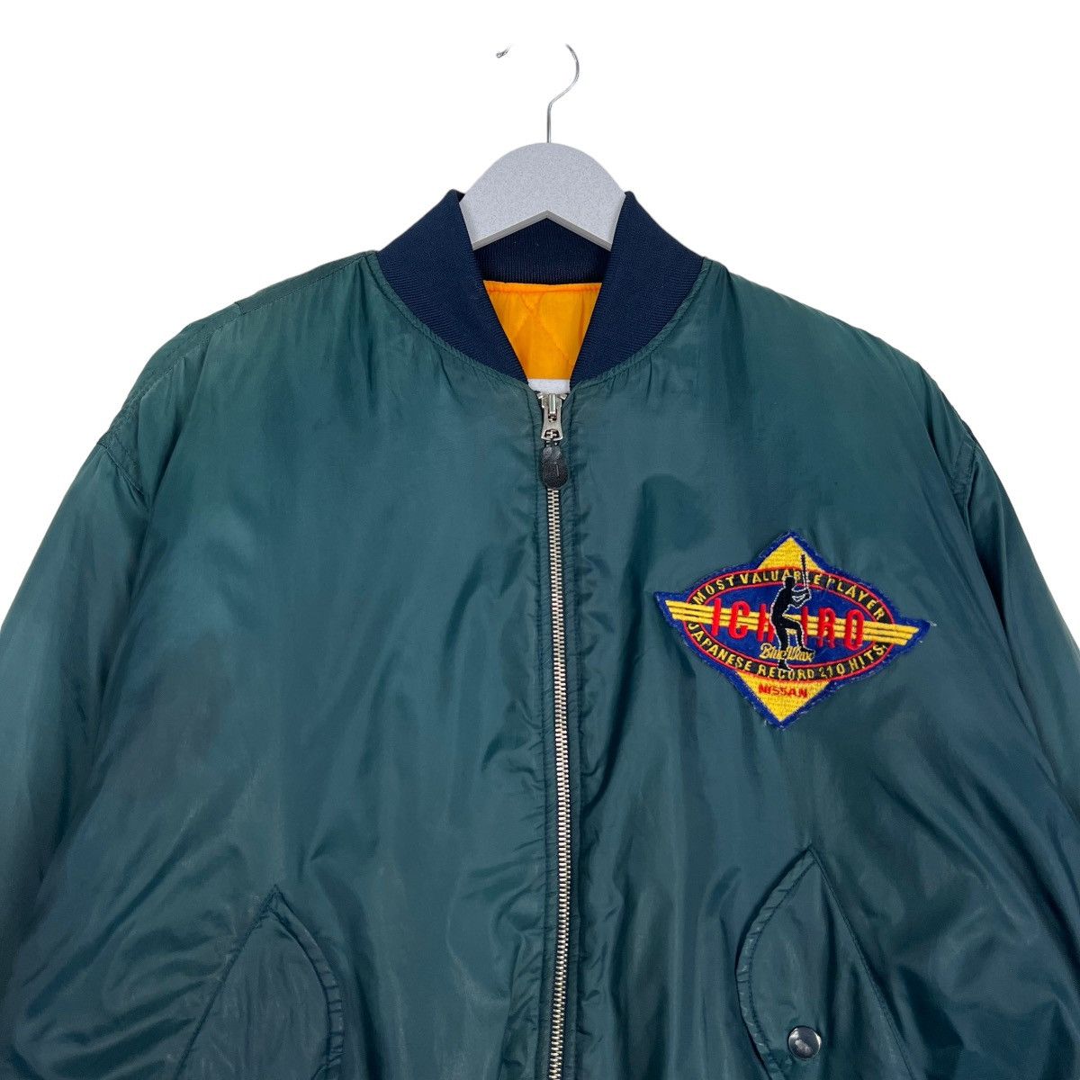 Japanese Brand 🔥 VINTAGE ICHIRO BLUEWAX BOMBER JACKET Size US M / EU 48-50 / 2 - 3 Thumbnail