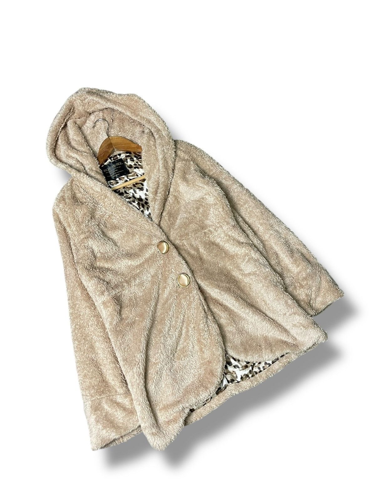Japanese Brand × Vintage Cecil Mc Bee Fur Hoodies with Animal Lining (69) Size M / US 6-8 / IT 42-44 - 2 Thumbnail