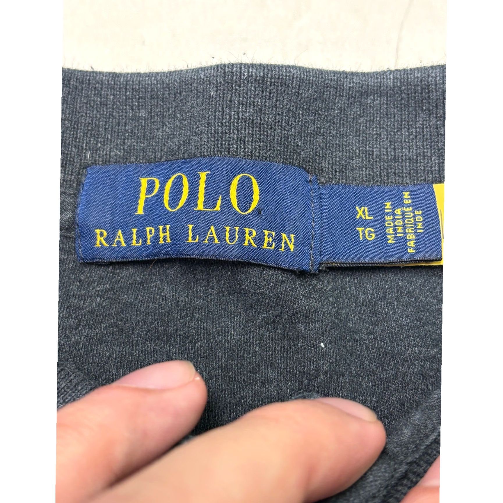 Polo Ralph Lauren Polo Ralph Lauren Polo Shirt Men XL Short Sleeve Dark Grey Heathered Embroidered Logo Casual Workwear Everyday Wear Size US XL / EU 56 / 4 - 3 Thumbnail
