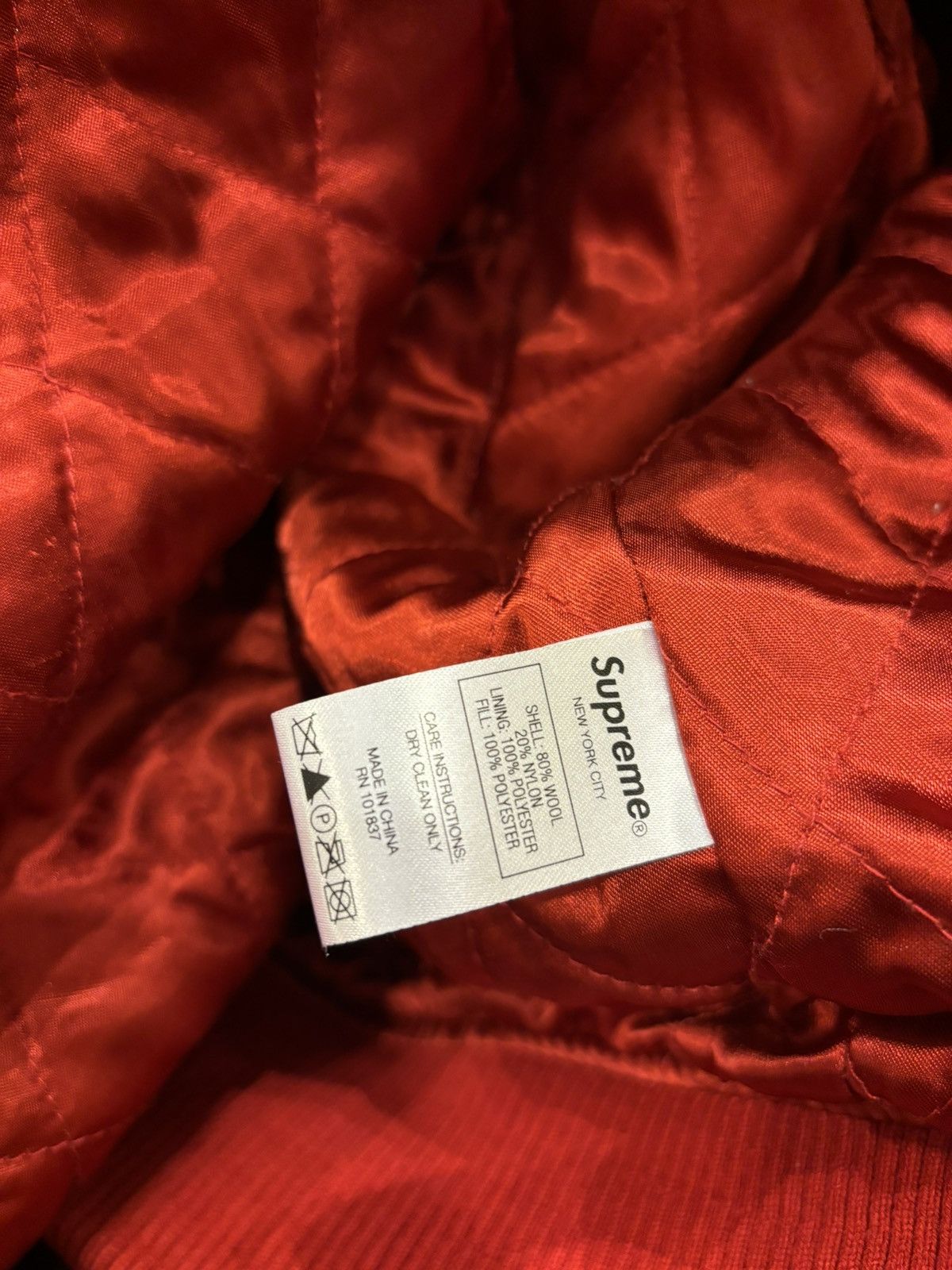 Supreme Supreme Geometric Varsity Jacket Size US S / EU 44-46 / 1 - 4 Thumbnail