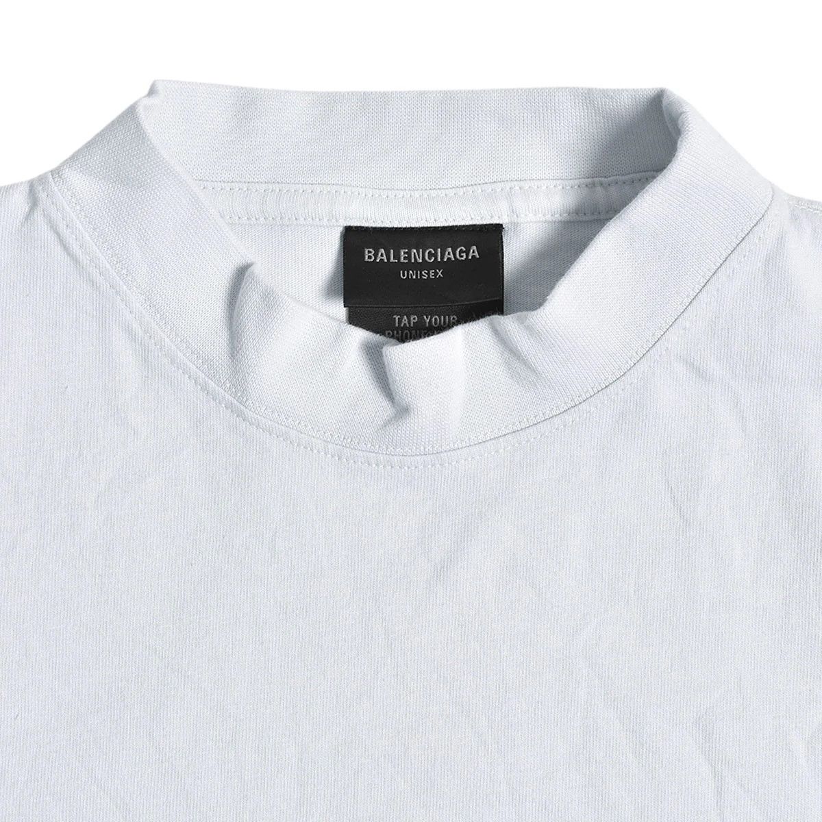 Balenciaga o1la1rc1a0226 Oversized T-Shirt In Dirty White Size US L / EU 52-54 / 3 - 3 Thumbnail