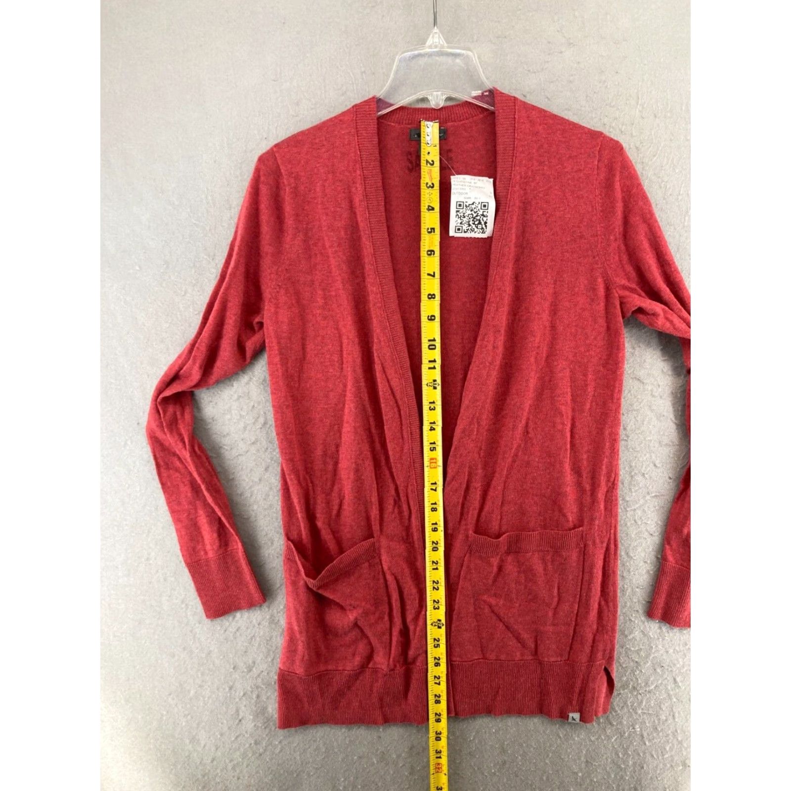 Eddie Bauer VINTAGE Eddie Bauer Women's Cardigan S Light Red Outdoor Fall Winter Women's Sweater Size S / US 4 / IT 40 - 3 Thumbnail