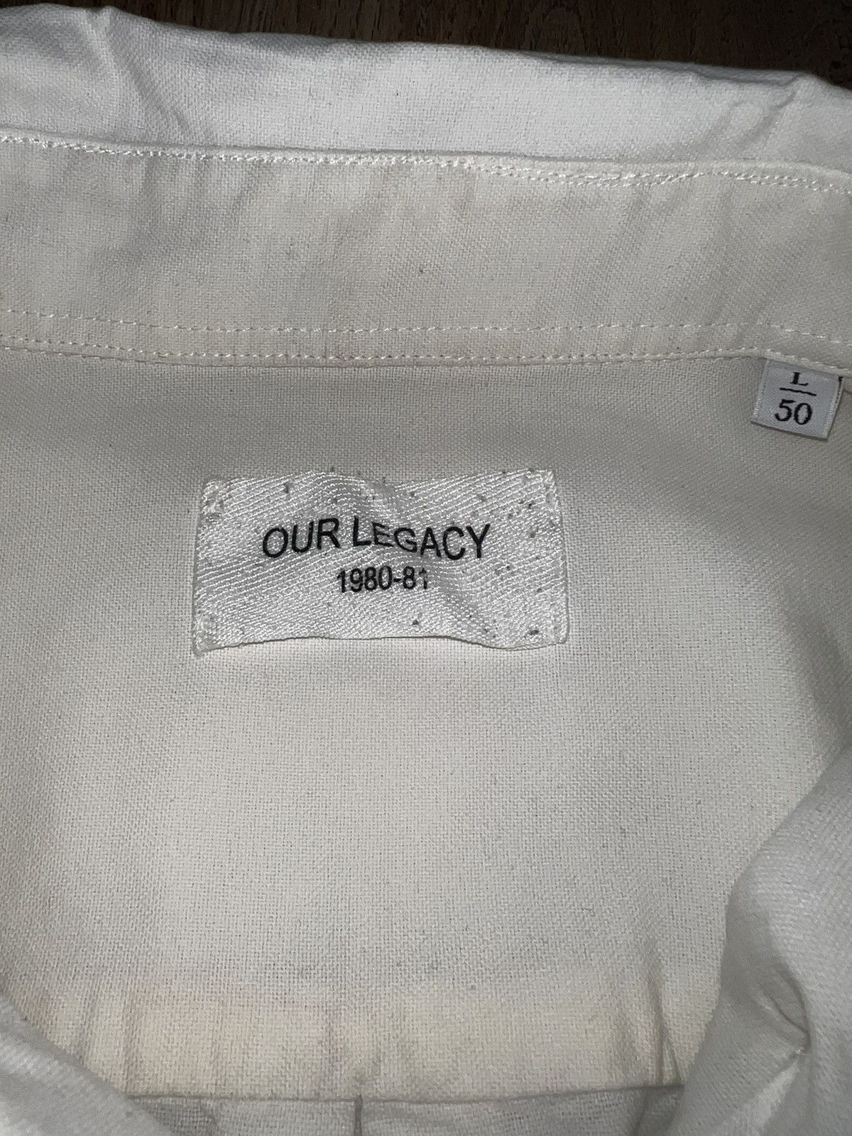 Our Legacy OUR LEGACY Shirt Button Up Long Sleeve A2328 Size US L / EU 52-54 / 3 - 7 Thumbnail
