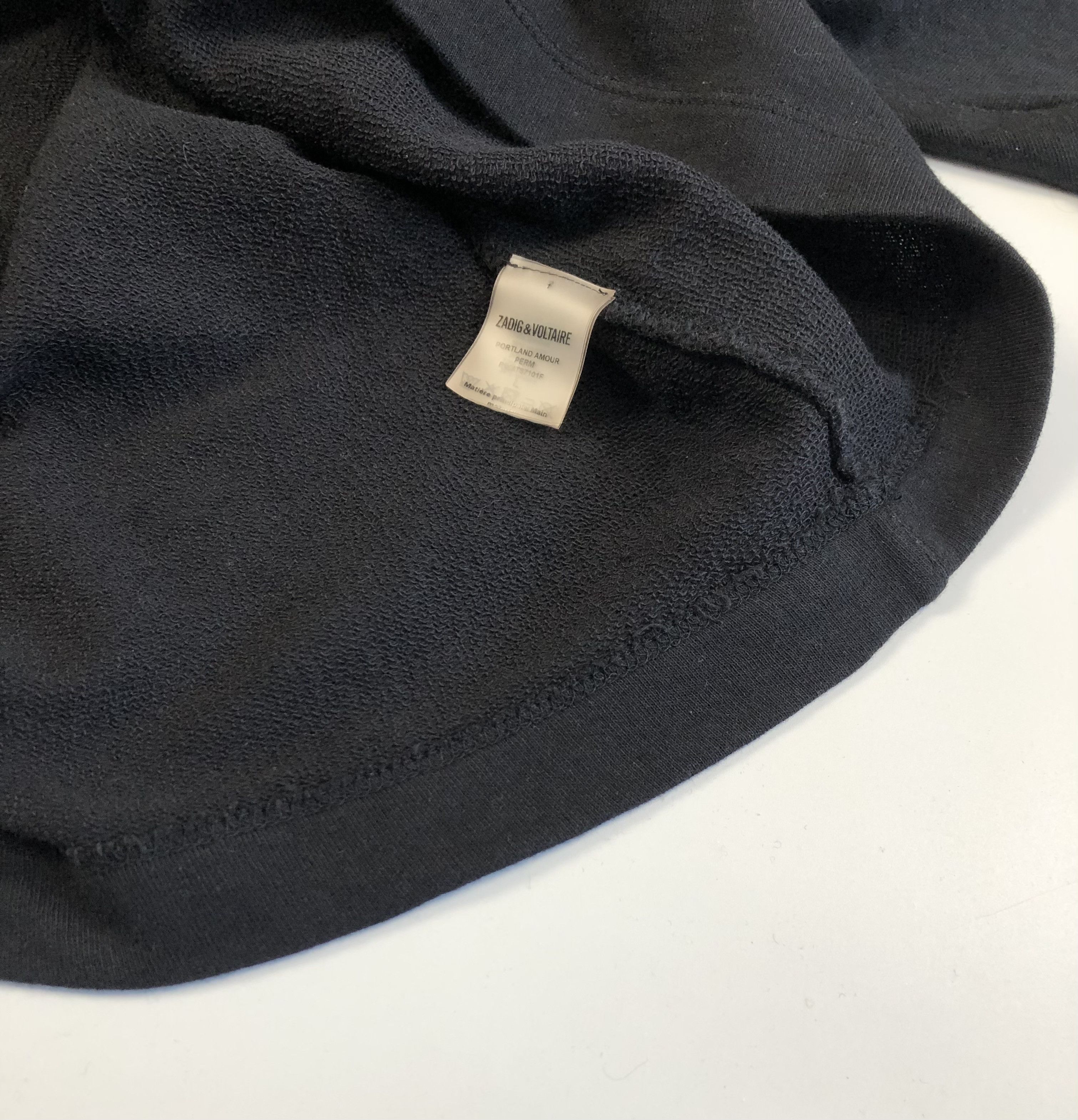Zadig & Voltaire Zadig & Voltaire Portland Amour Short Sleeve Sweatshirt Size L / US 10 / IT 46 - 5 Thumbnail