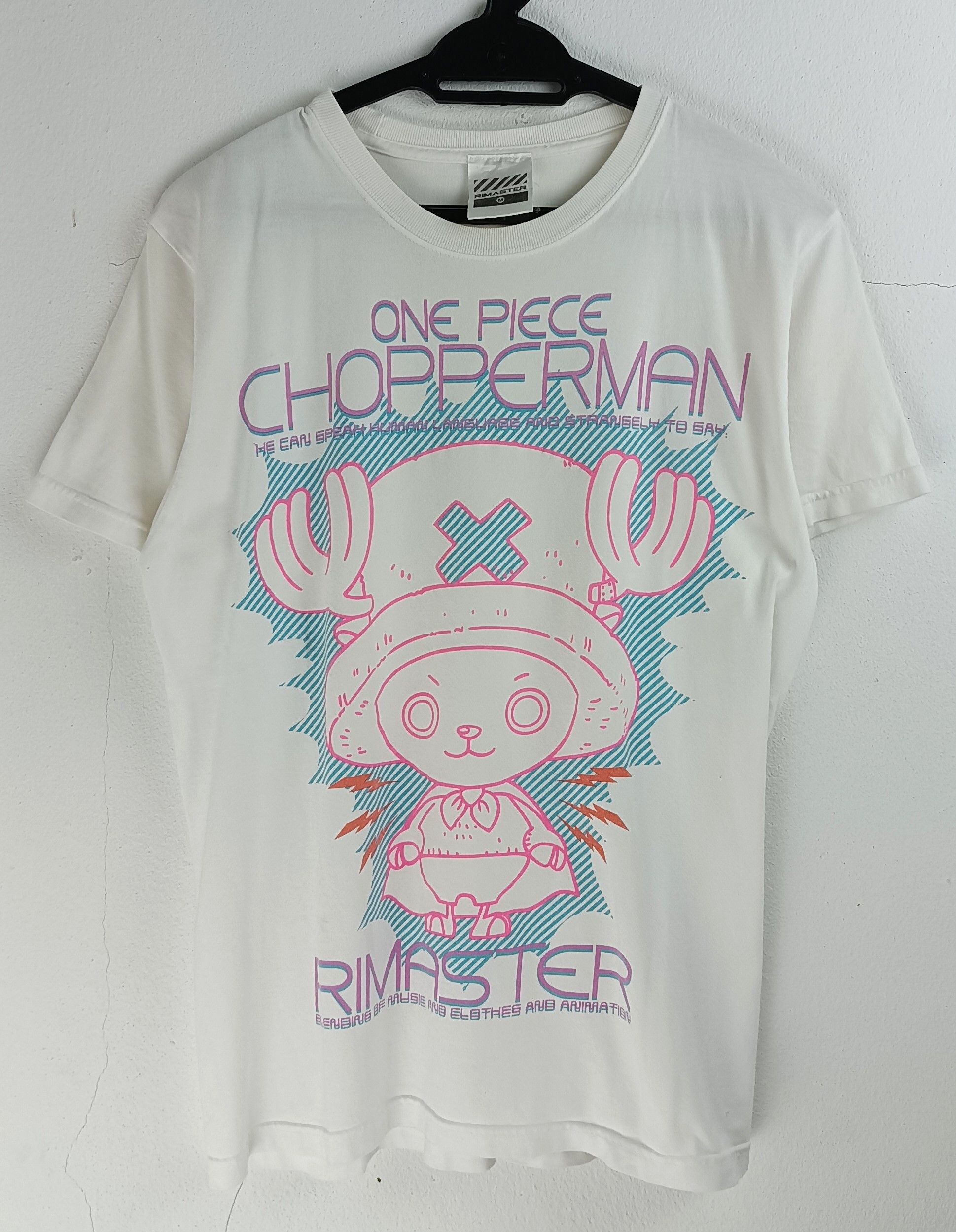 Anime VINTAGE ONE PIECE TONY TONY CHOPPER TEE bleach naruto Size US M / EU 48-50 / 2 - 3 Thumbnail
