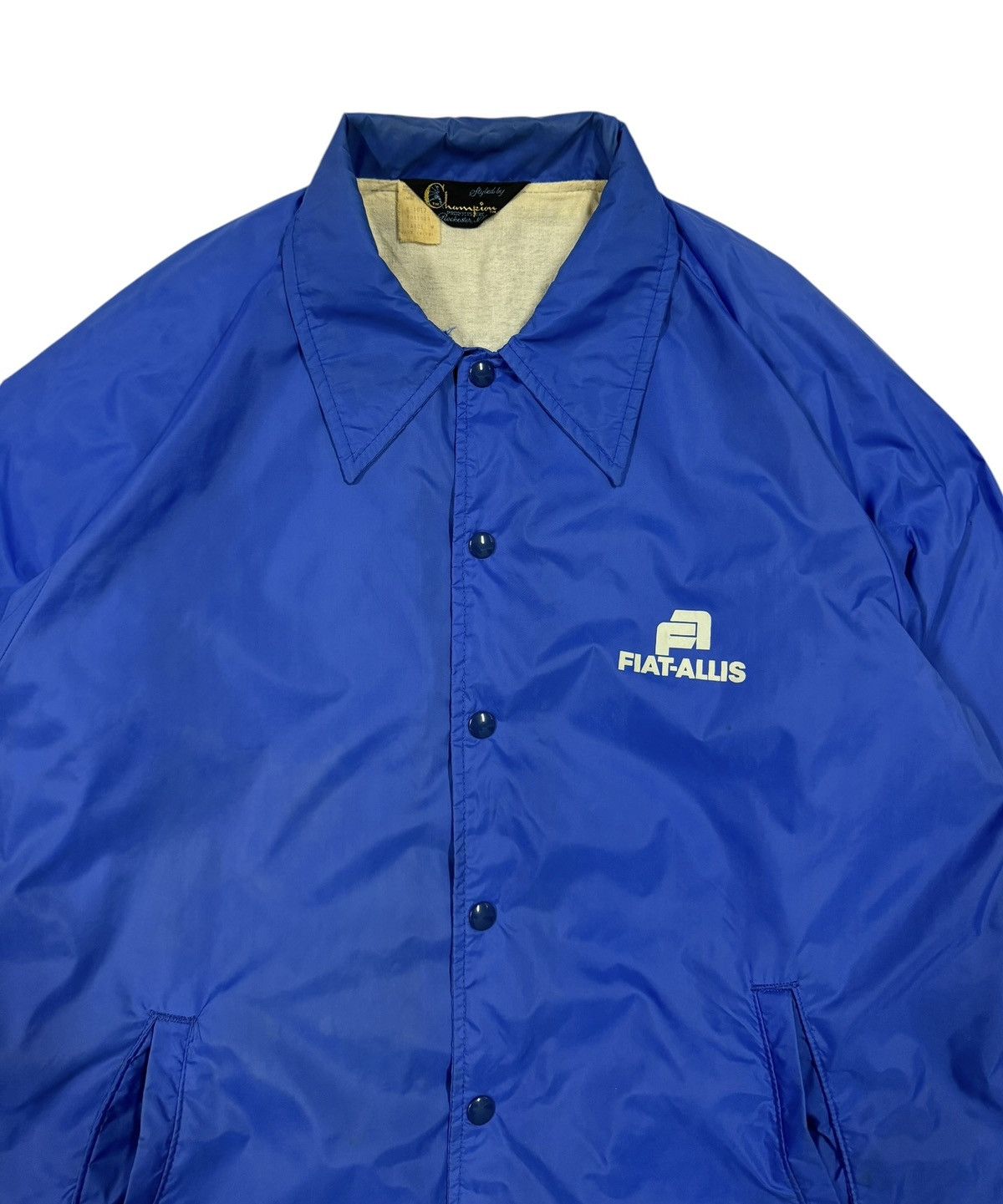 Champion × Vintage Truevintage🔥50’s Champion Fiat-Allis Trainer Coach Jacket Size US L / EU 52-54 / 3 - 4 Thumbnail