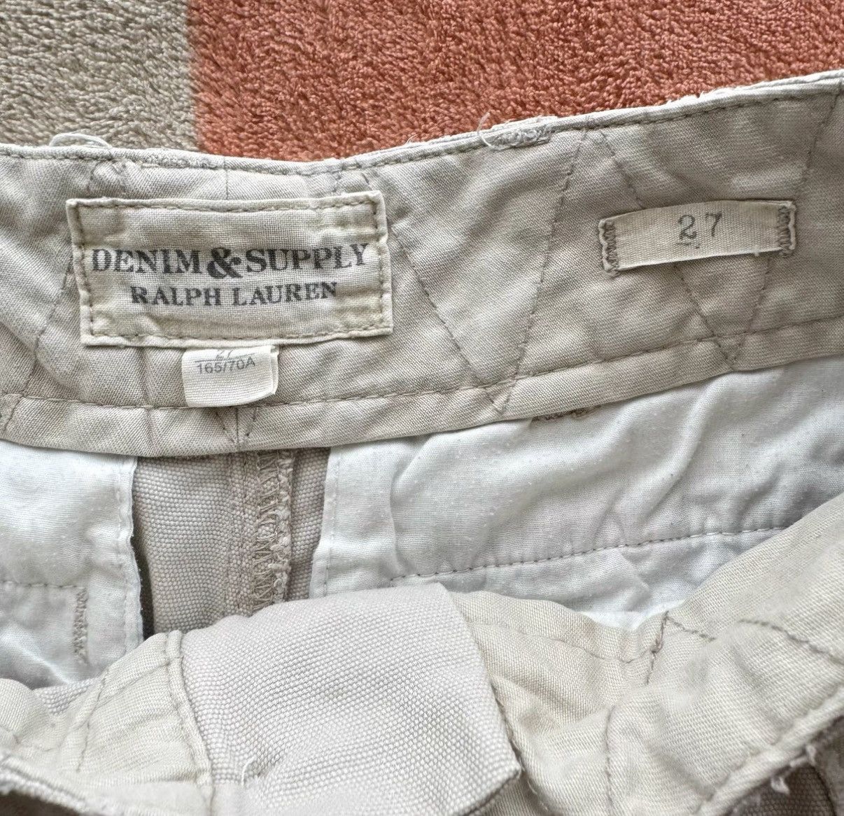 Denim & Supply Ralph Lauren Ralph Lauren Denim Supply Patch Print Canvas Shorts K22 Size US 27 - 4 Thumbnail