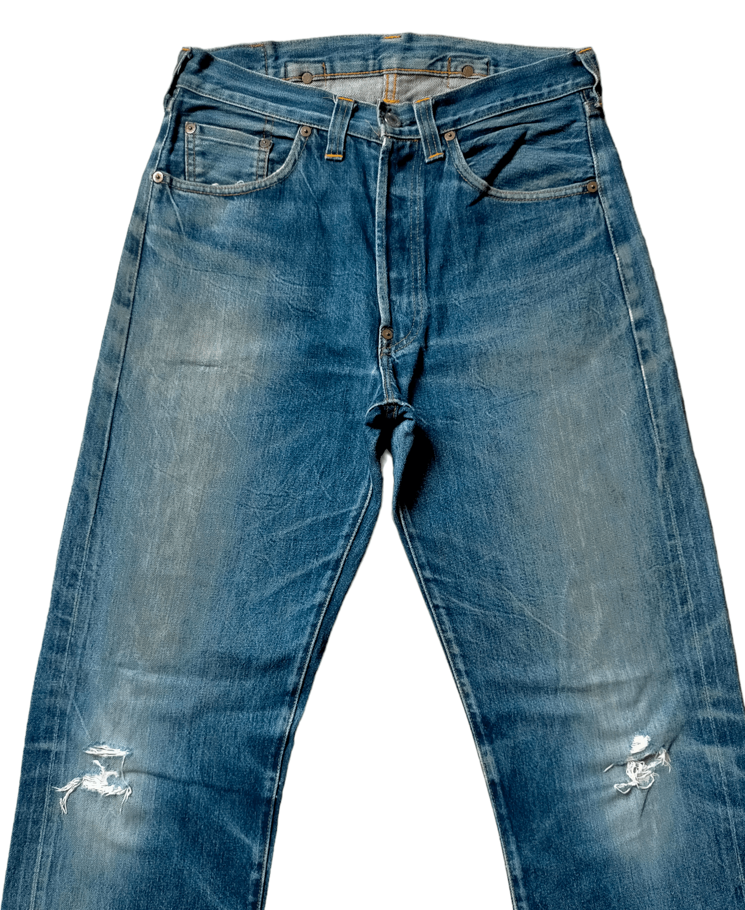 Levi's Vintage Clothing Vintage 90s Levis 501xx Big E Selvedge Jeans Size US 30 / EU 46 - 11 Thumbnail