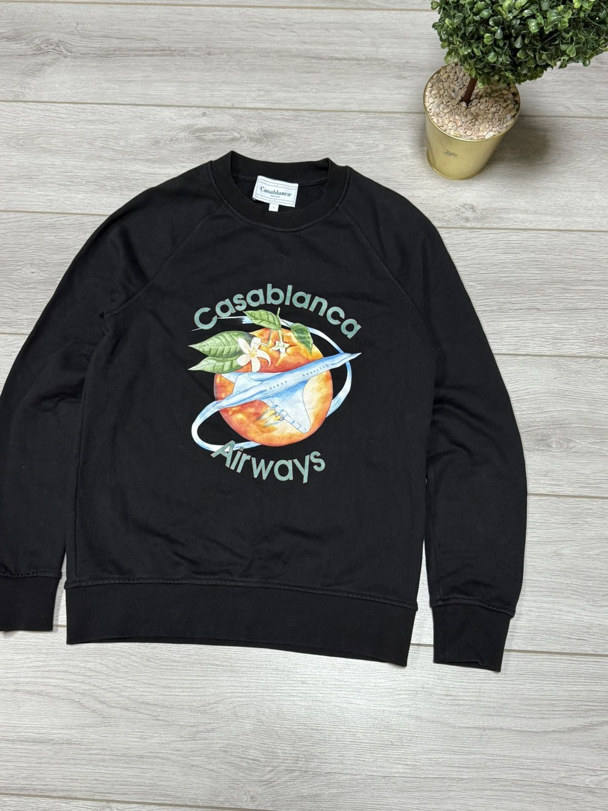 Casablanca Casablanca Airways Tennis Club Sweatshirt Size S orange Size US S / EU 44-46 / 1 - 2 Thumbnail