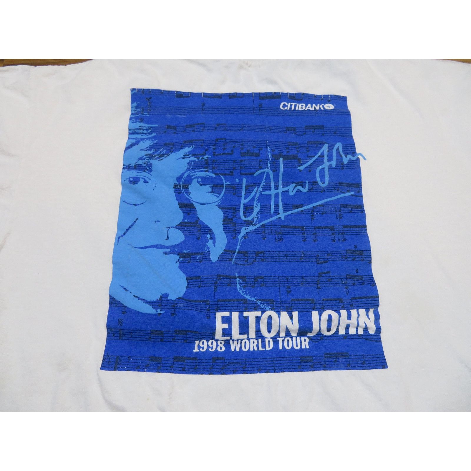 Other Elton John 1998 World Tour T-shirt White Sz XL Double sided Size US XL / EU 56 / 4 - 2 Thumbnail