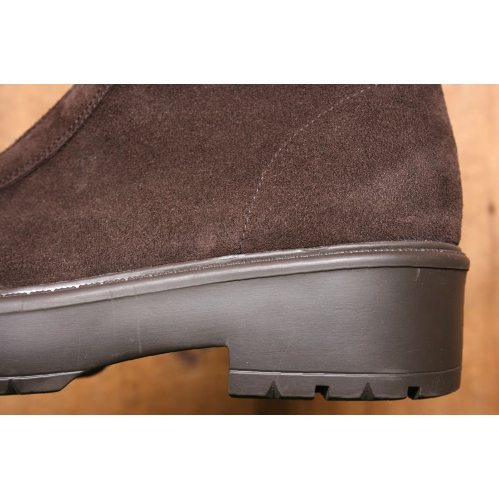 Steve Madden STEVE MADDEN Monrow Brown Suede Front Zip Lug Platform 7" Combat Boots Sz. 9M Womens Shoes Boots Size US 9 / IT 39 - 7 Thumbnail