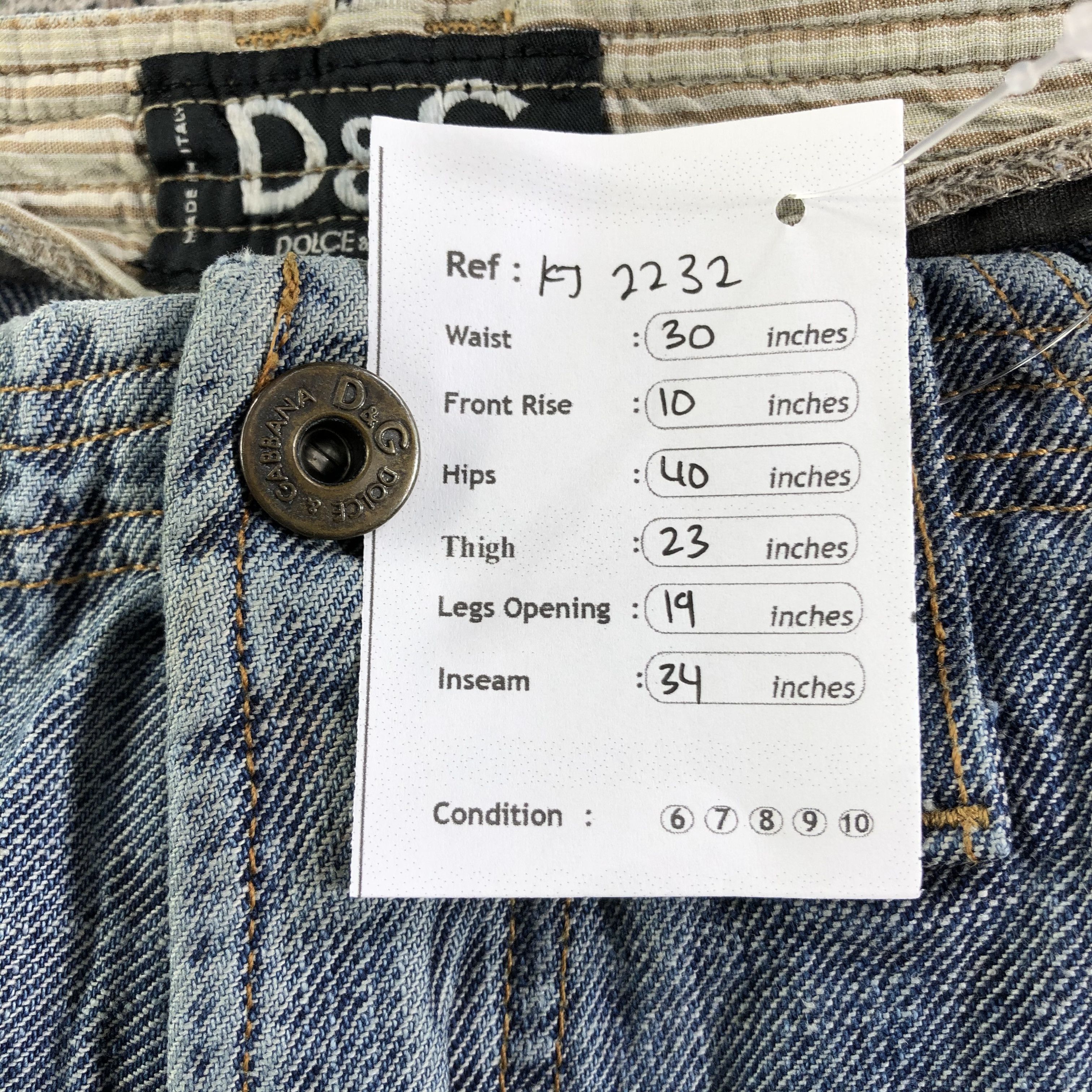 Dolce & Gabbana Dolce & Gabbana Jeans Medium Wash Denim KJ2232 Size US 30 / EU 46 - 9 Thumbnail