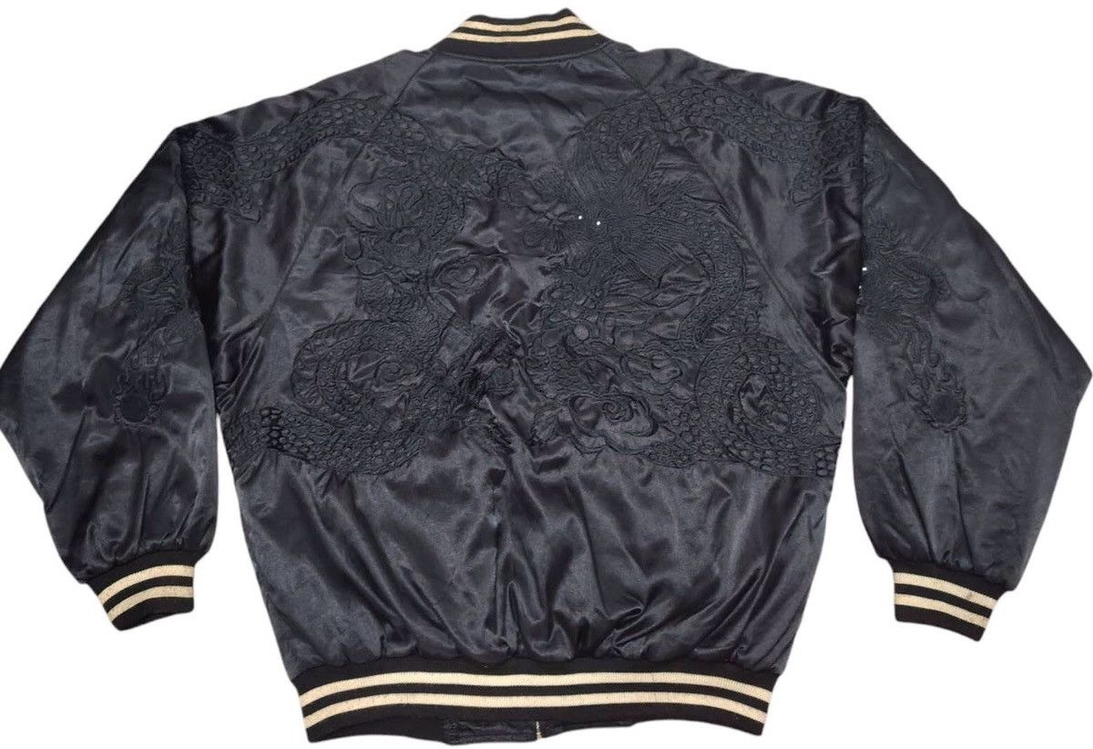 Japanese Brand × Vintage Vintage Souvenir Sukajan Black Dragon Size US L / EU 52-54 / 3 - 17 Thumbnail