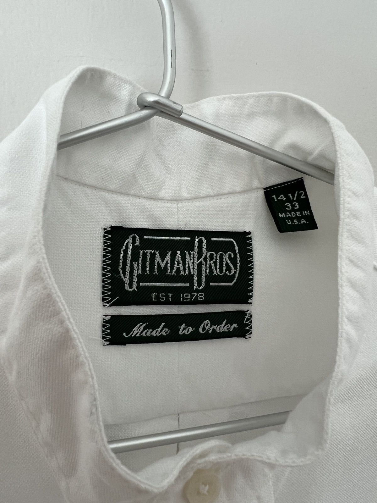 Gitman Bros. Vintage Banded Collar MTO Oxford Size US S / EU 44-46 / 1 - 2 Thumbnail