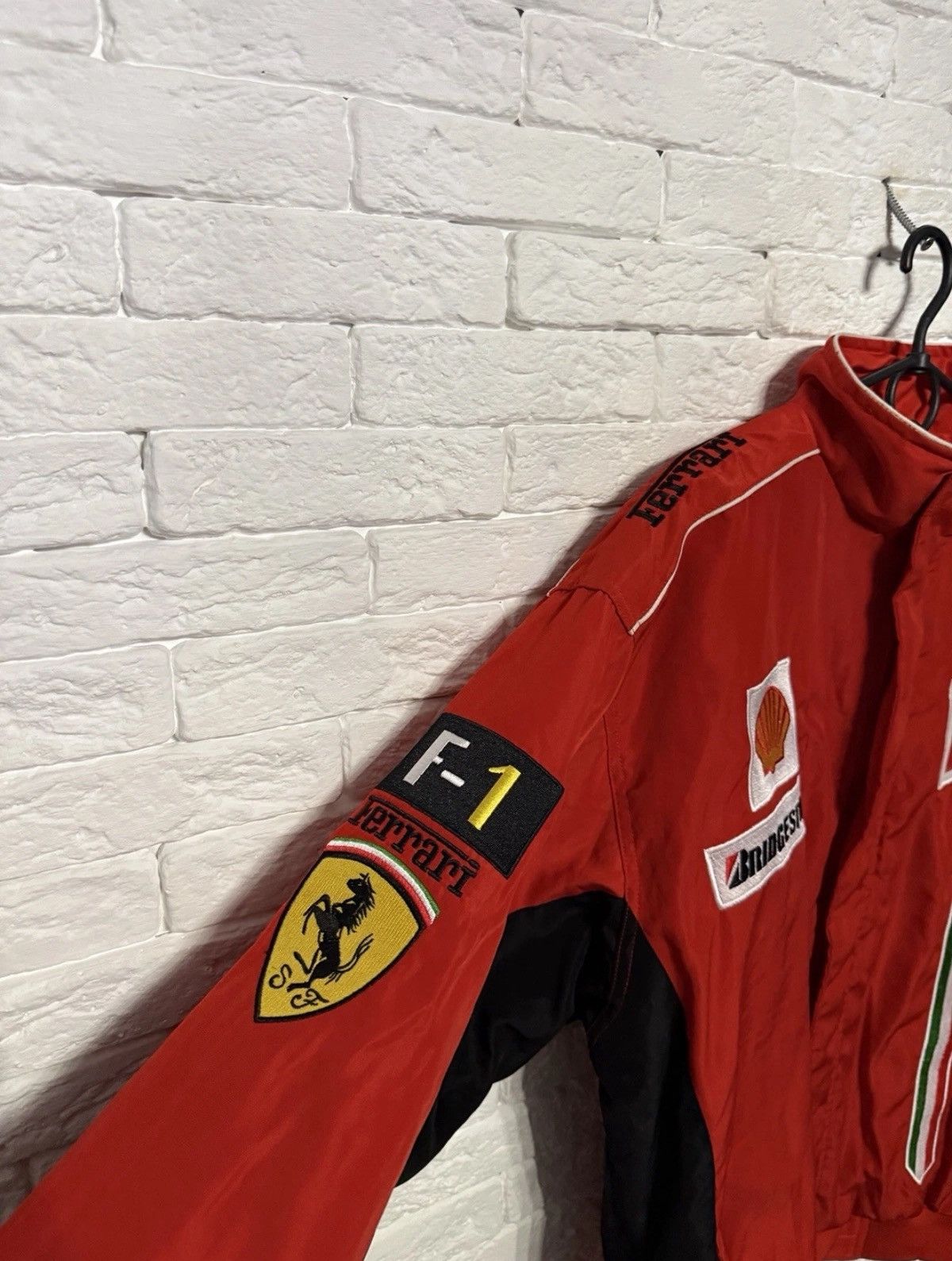 Ferrari Vintage Ferrari F1 Racing Bomber Jacket Bridgestone Shell Size US XL / EU 56 / 4 - 4 Thumbnail