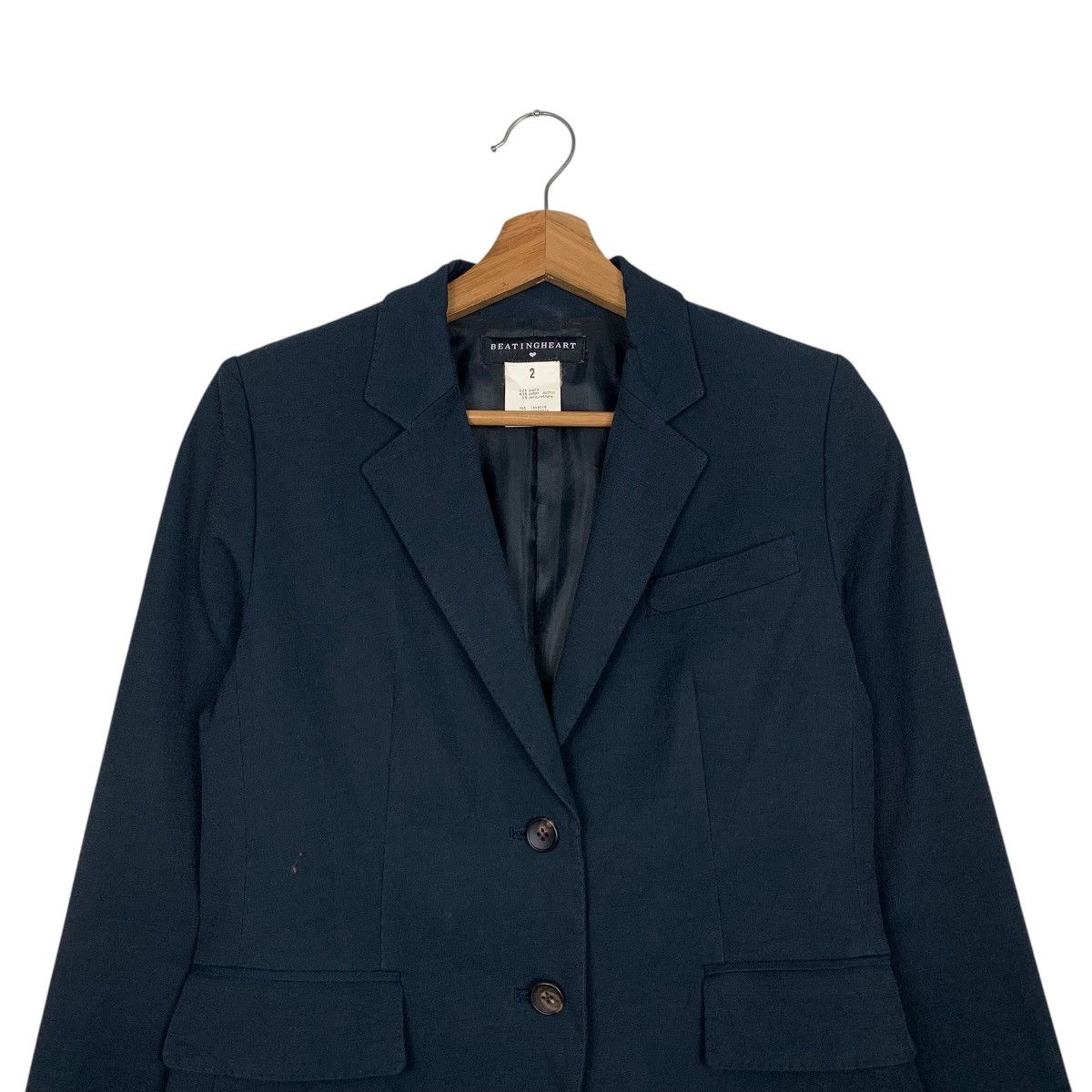 Japanese Brand BEATINGHEART Menswear Suit Jacket Blazers #1917-C83 Size S / US 4 / IT 40 - 2 Thumbnail