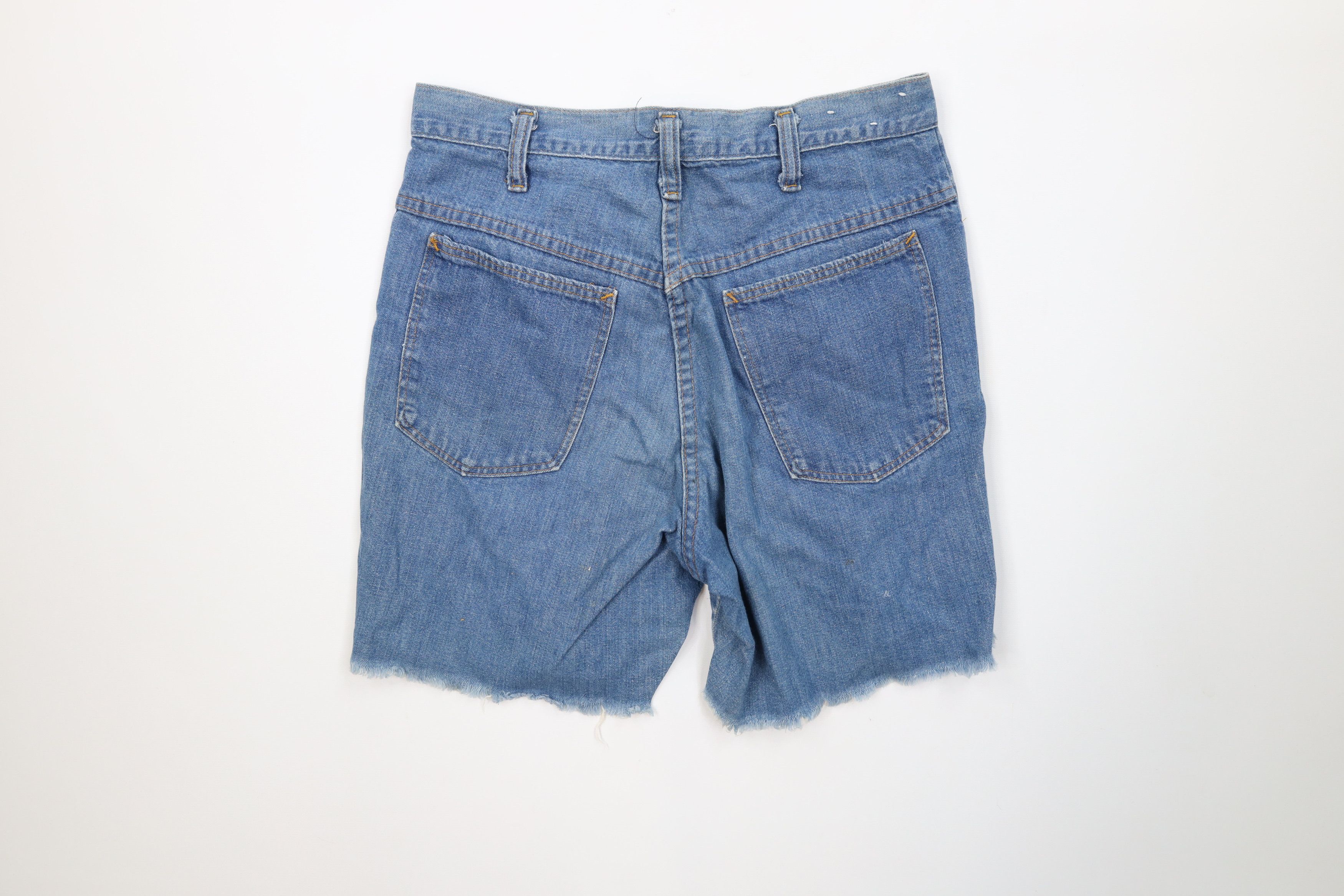 Vintage Vintage 60s 70s Streetwear Denim Jean Short Shorts USA Size US 30 / EU 46 - 10 Thumbnail