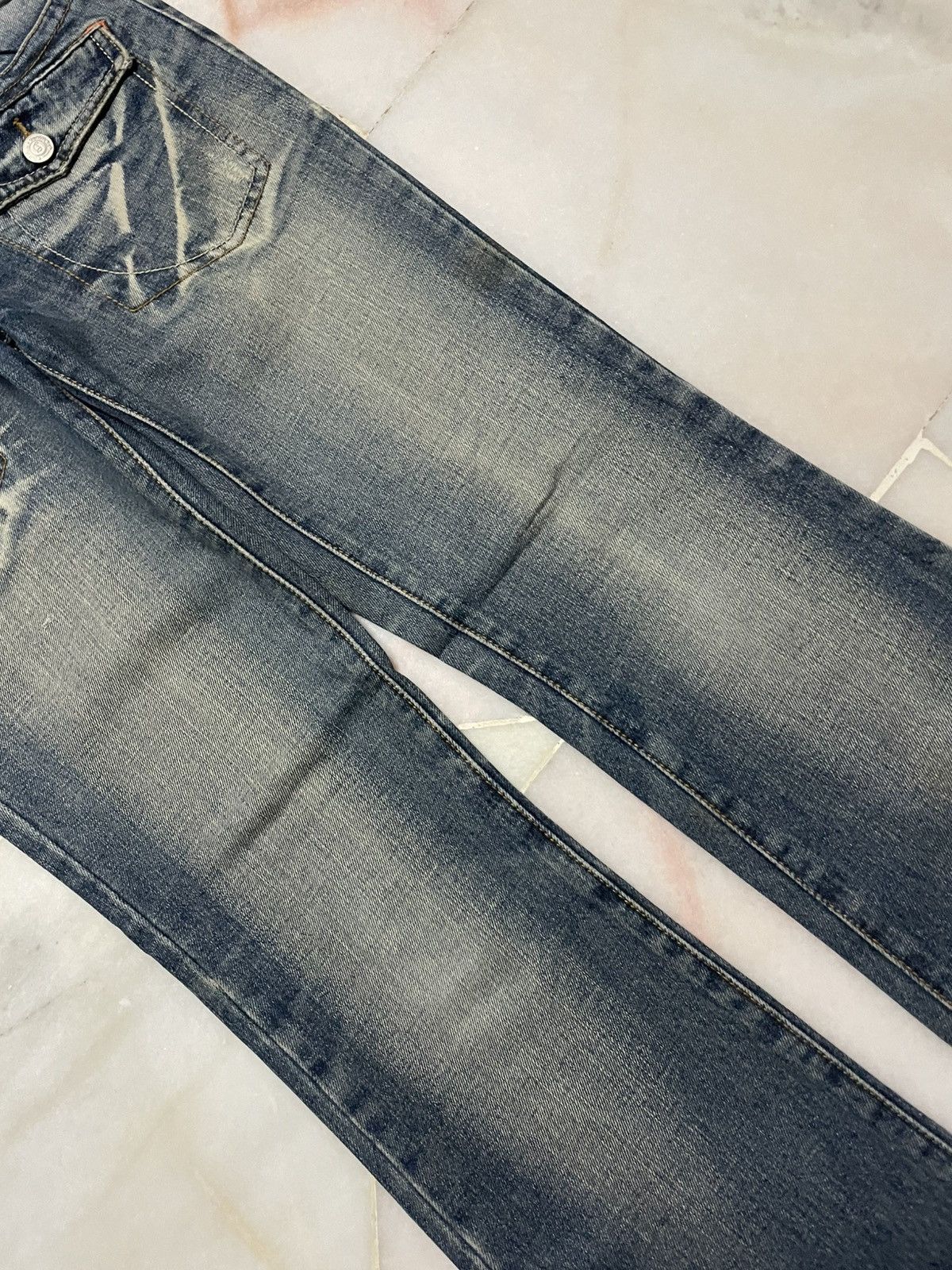 Japanese Brand 💥Flared💥90s Japanese Bushpants Mudwash Sick Distress Bootcut Size 28" / US 6 / IT 42 - 7 Thumbnail